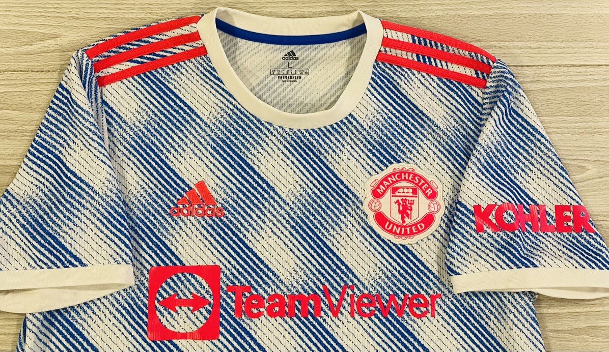 Adidas Adidas 2021/22 ManU Soccer Jersey Men's Size Large Size US L / EU 52-54 / 3 - 2 Thumbnail