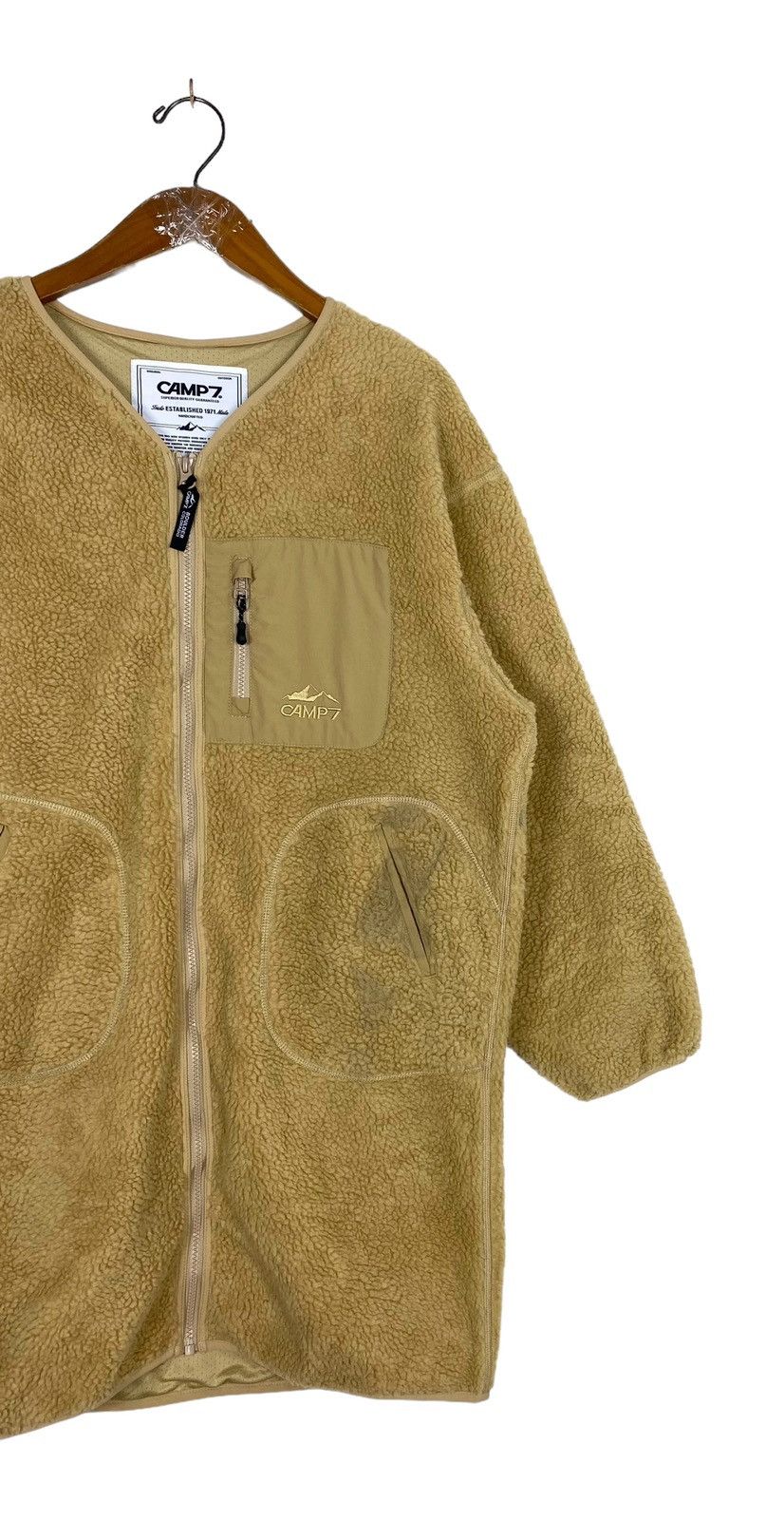 Japanese Brand Rare‼️ Camp 7 Deep Pile Blouson Size L / US 10 / IT 46 - 3 Thumbnail