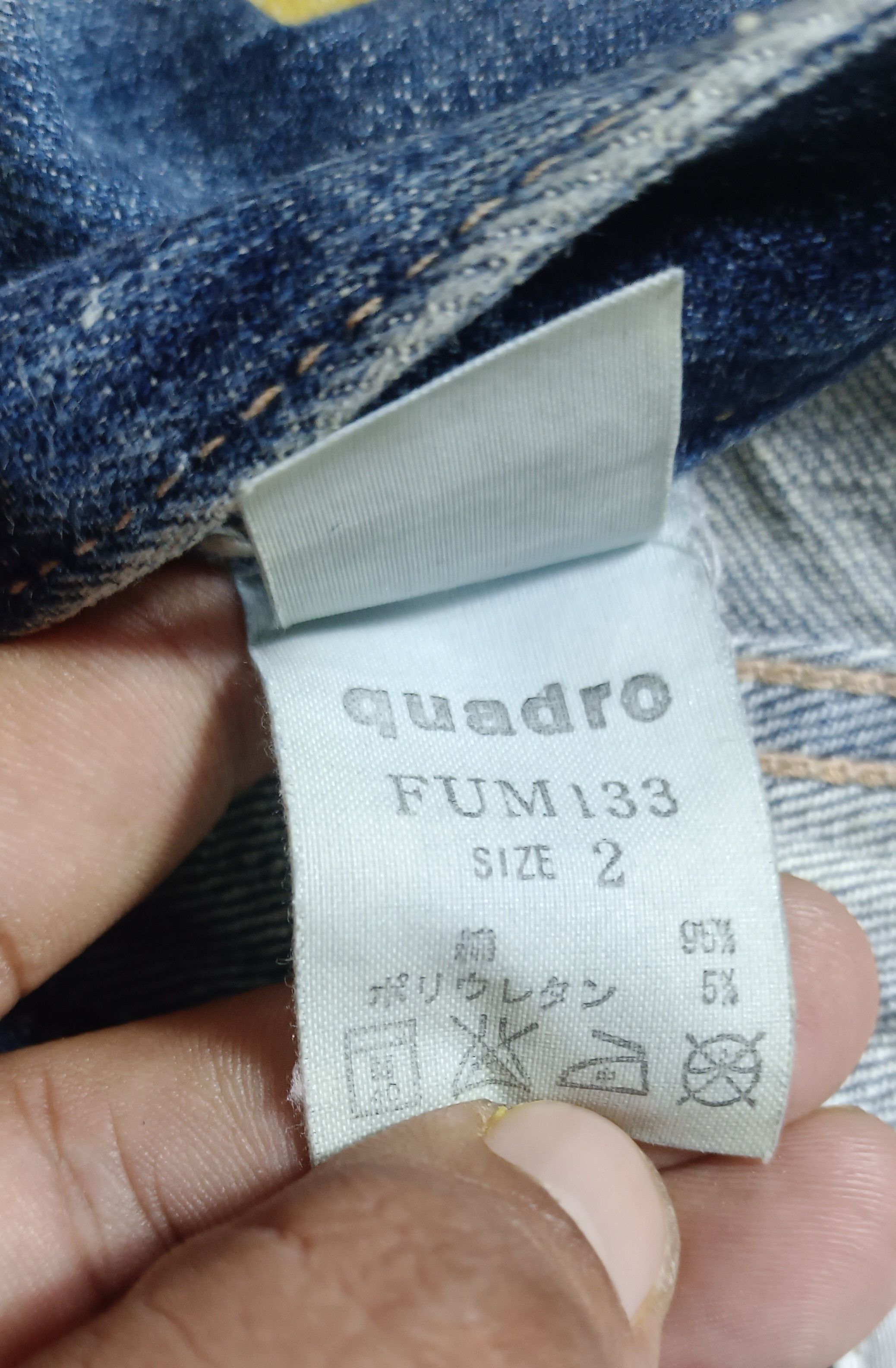 Le Grande Bleu (L.G.B.) Quadro Medio Japan Denim Jeans Size US 32 / EU 48 - 11 Thumbnail