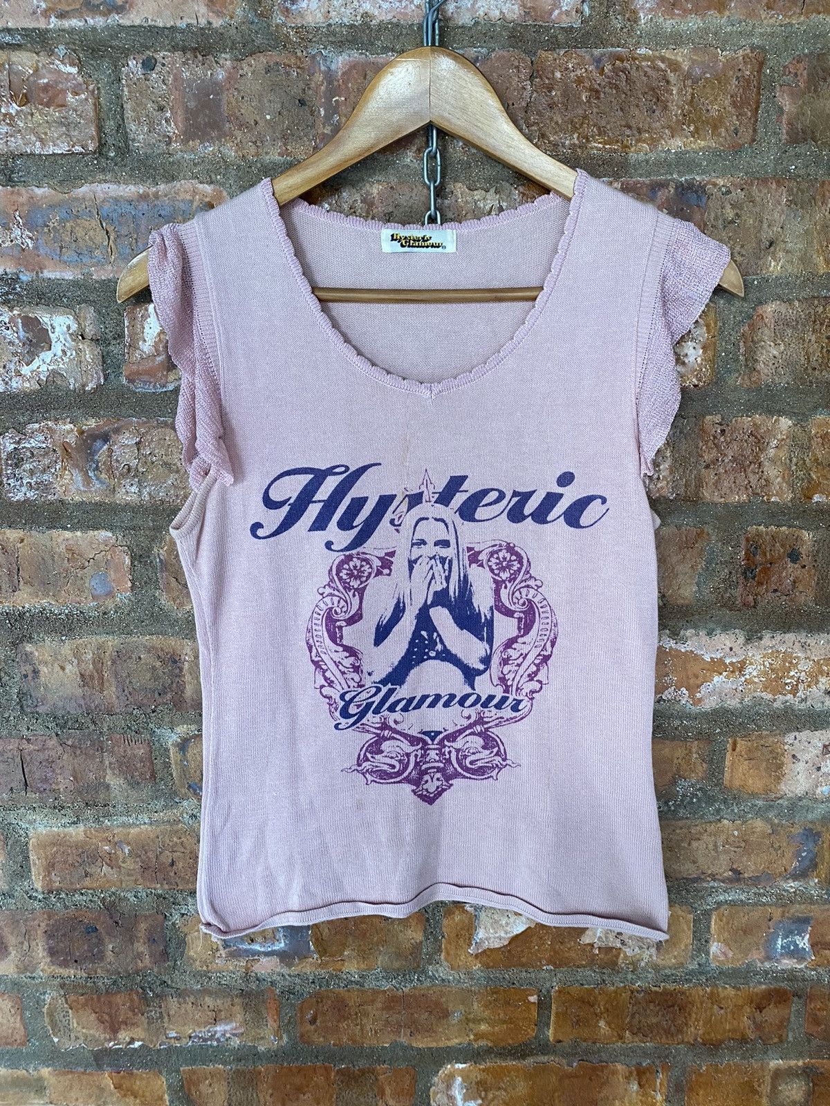 Hysteric Glamour 1990s HG iconic Bjork Pose knit tee Size S / US 4 / IT 40 - 2 Thumbnail
