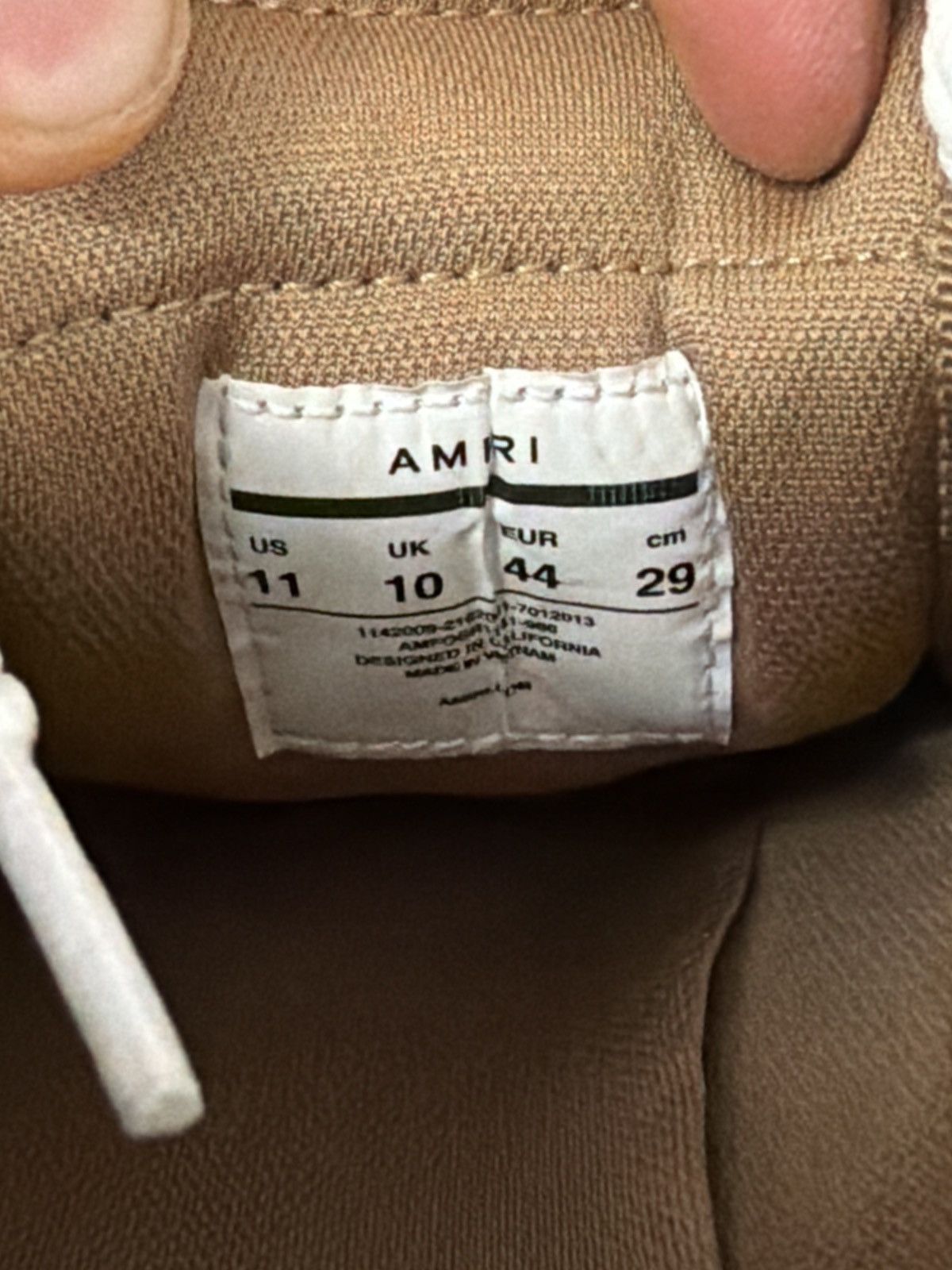 Amiri Size 44EU/11US - Amiri Skel Top Low Boucle NEW Size US 11 / EU 44 - 10 Thumbnail