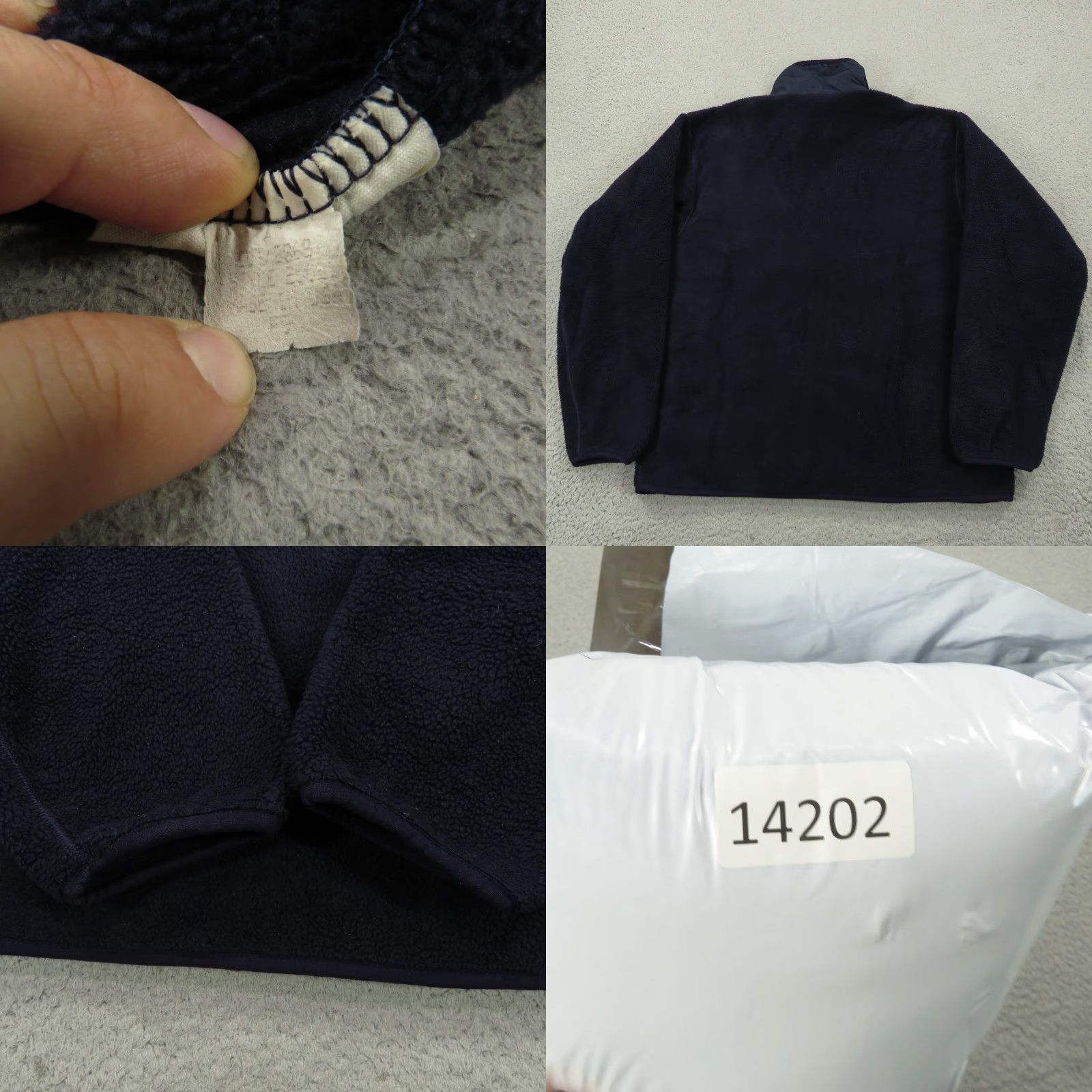 Patagonia Patagonia Jacket Mens Large Navy Synchilla Deep Pile Full Zip F9 USA 80s College Outdoor Windbreaker Size US L / EU 52-54 / 3 - 9 Thumbnail
