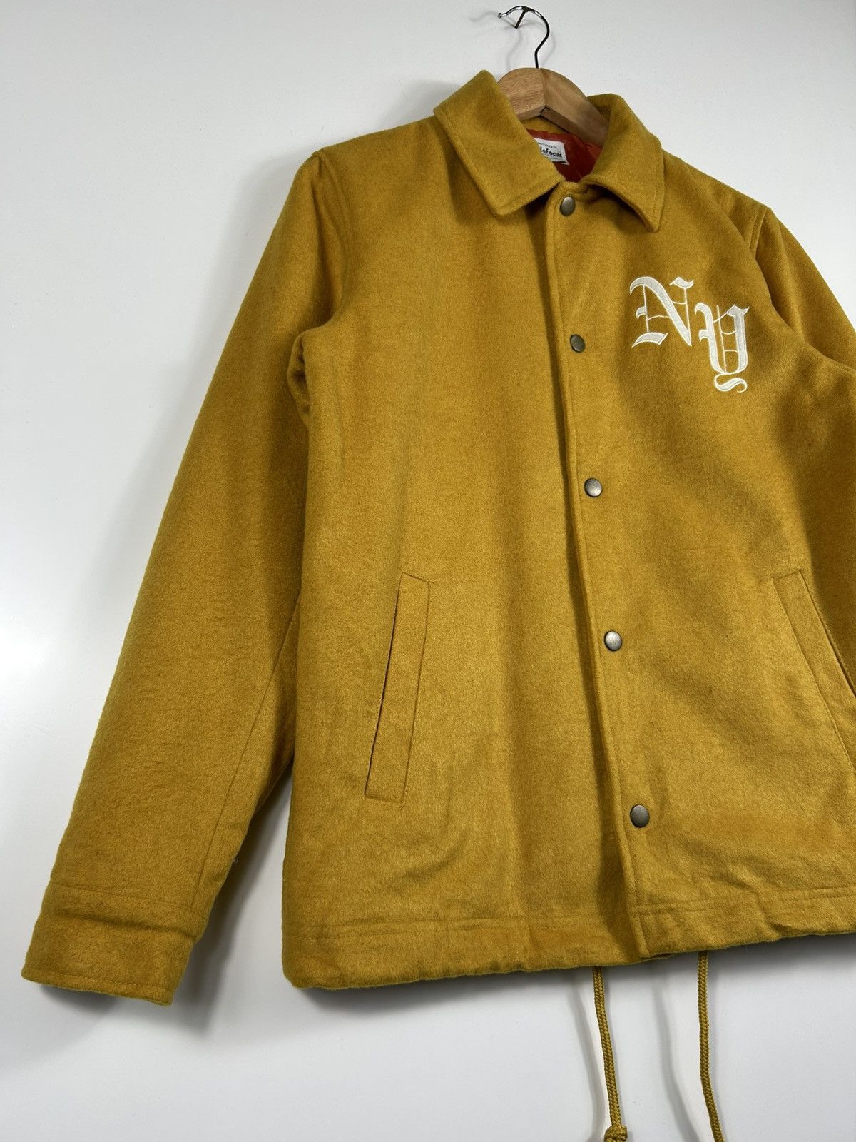 Japanese Brand × Vintage ⚡️Vintage Double Focus Wool Snap Button Coach Jacket Size US M / EU 48-50 / 2 - 2 Thumbnail