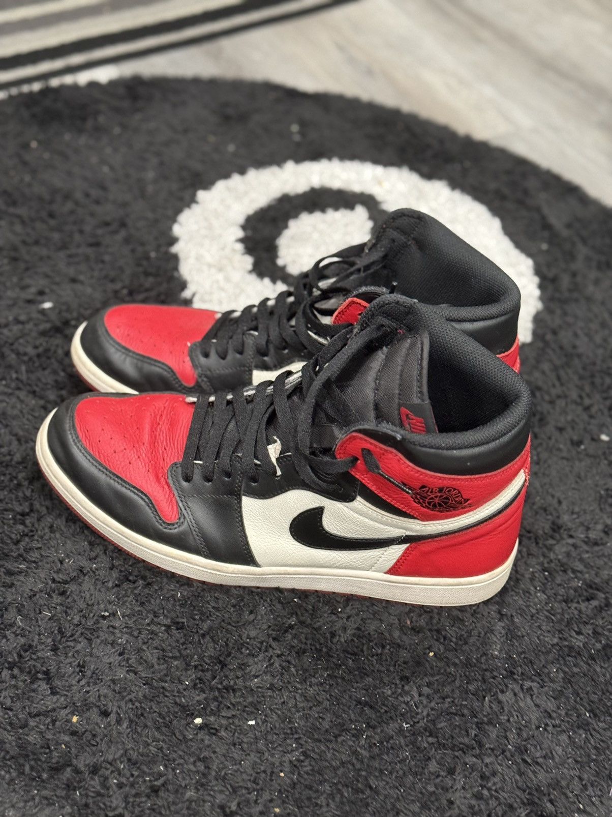 Jordan Brand JORDAN 1 BRED TOE Size US 12 / EU 45 - 4 Thumbnail