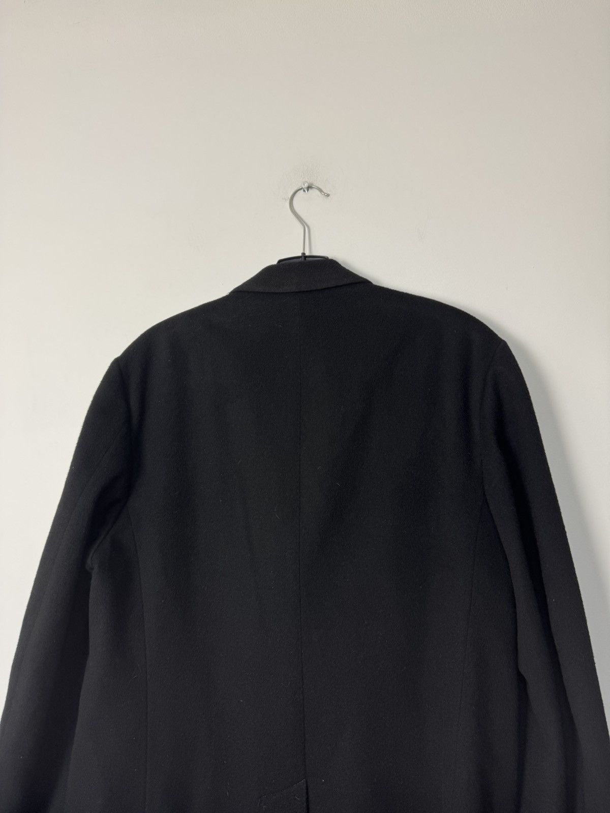 Corneliani Corneliani Black Virgin Wool Overcoat Made in Italy Size US L / EU 52-54 / 3 - 12 Thumbnail