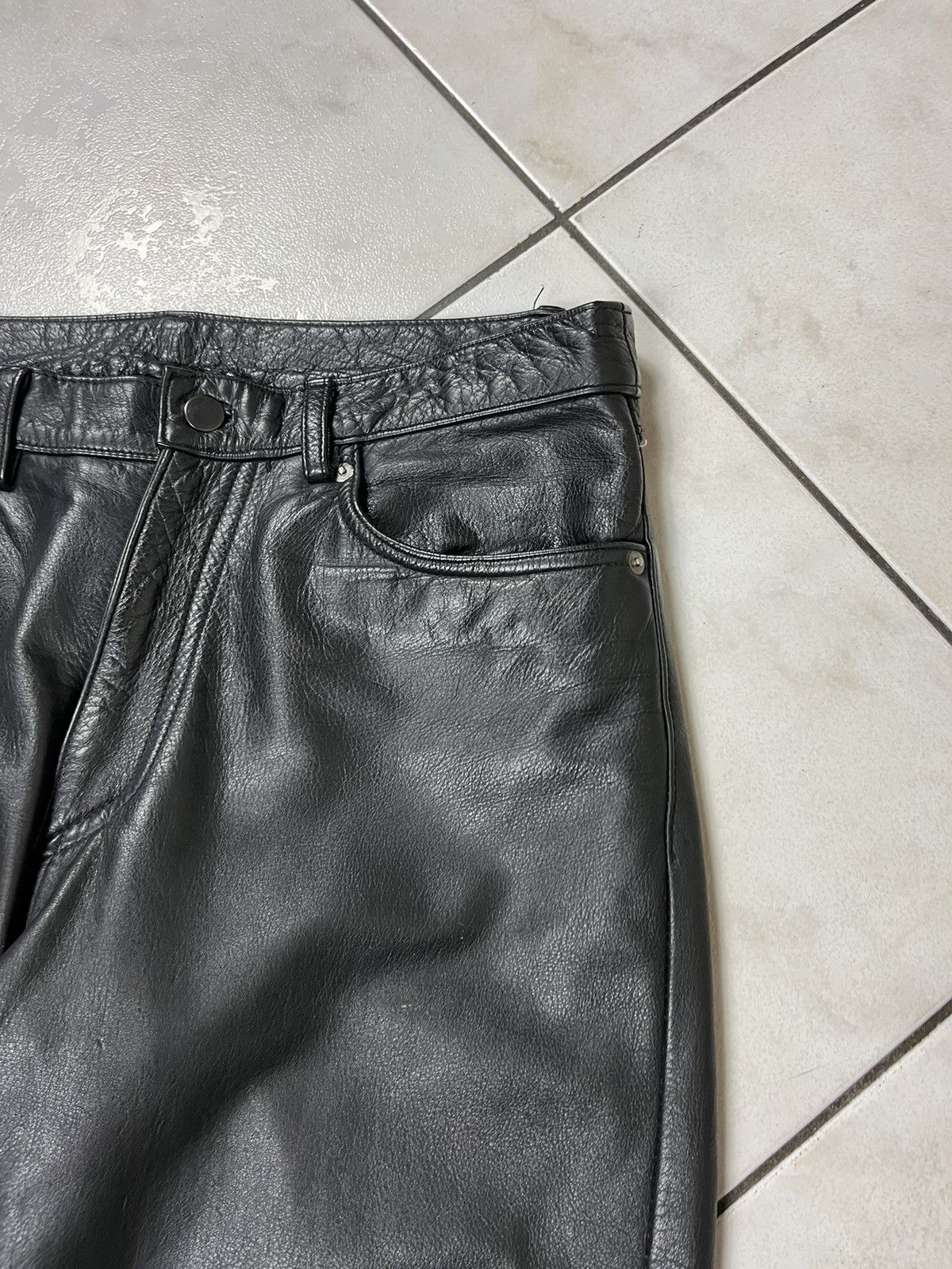 Leather × Vintage Vintage Conwell 32x32 leather classic pants trousers Size US 32 / EU 48 - 11 Thumbnail