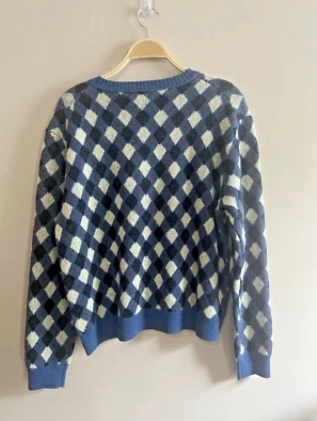 Wales Bonner Wales Bonner Williams Argyle Knit Sweater Size US XL / EU 56 / 4 - 8 Thumbnail