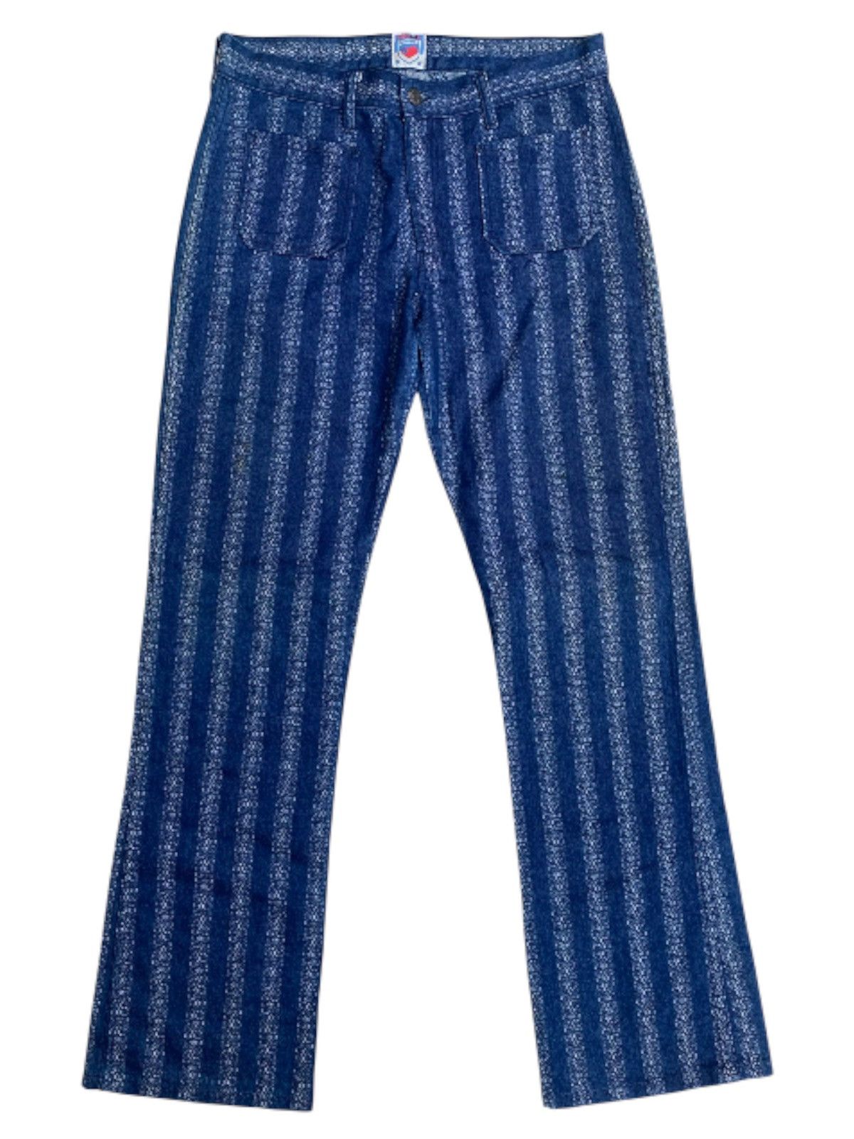 Diesel Diesel Vintage Striped Denim Jeans – Flare Fit Y2K Style Size 32" / US 10 / IT 46 - 1 Thumbnail