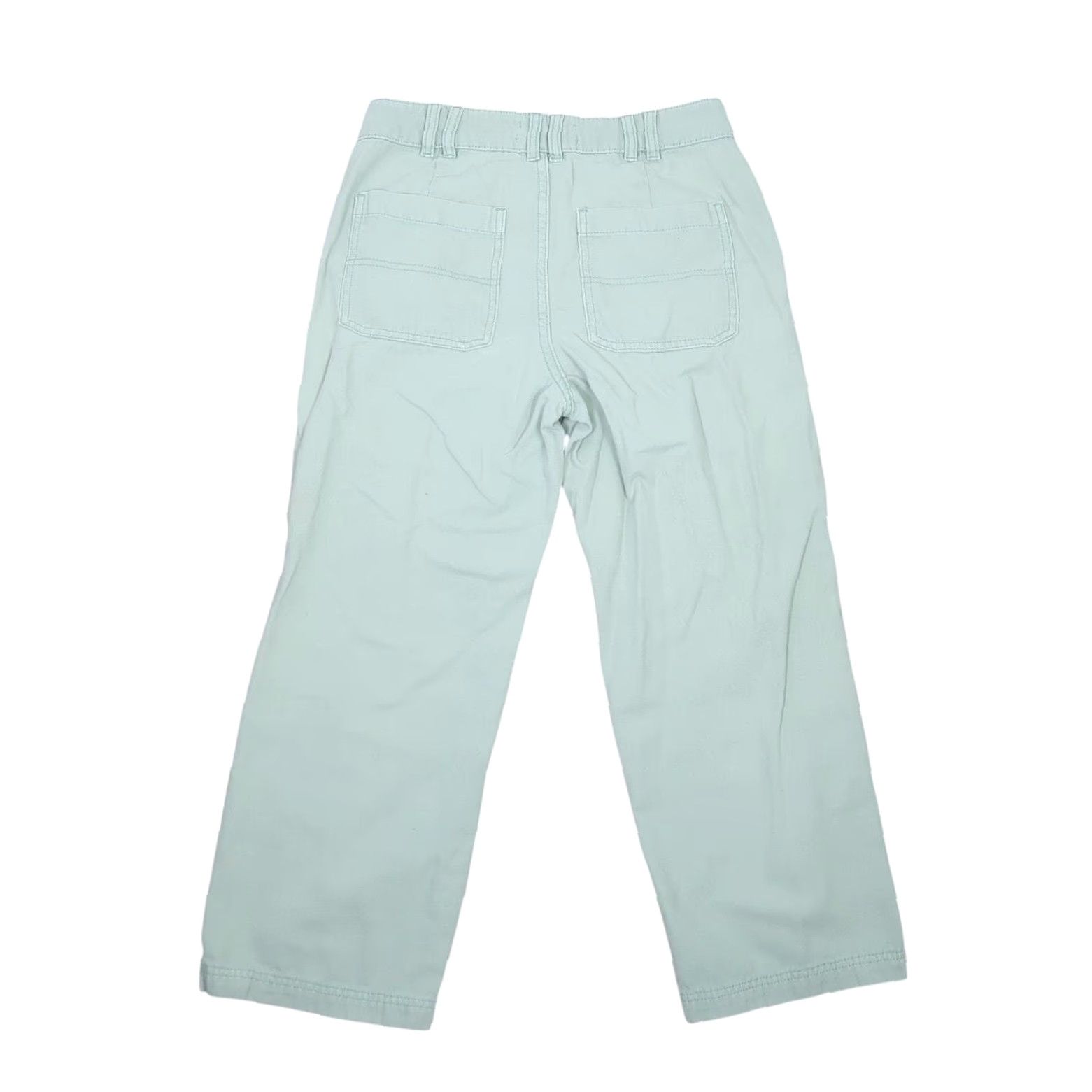 Urban Outfitters Urban Outfitters Jeans Women 26 Light Green Double Knee Denim Straight 100% Cotton Mid Rise Size 26" / US 2 / IT 38 - 3 Thumbnail