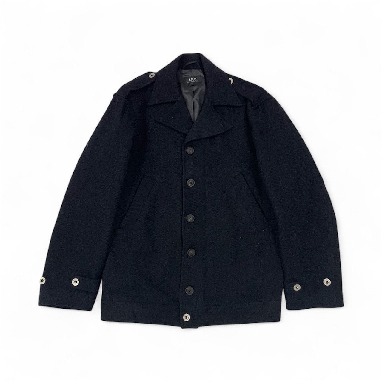 A.P.C. APC Army Wool Jacket Made in France Size US S / EU 44-46 / 1 - 1 Thumbnail