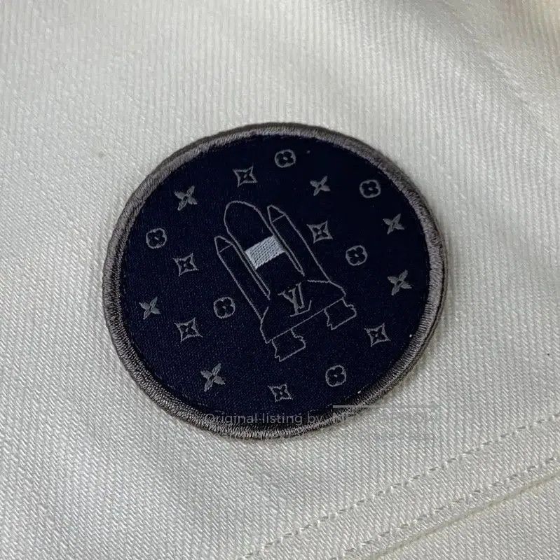 Louis Vuitton Louis Vuitton White Cotton Women's Jacket XL . Size XL / US 12-14 / IT 48-50 - 3 Thumbnail