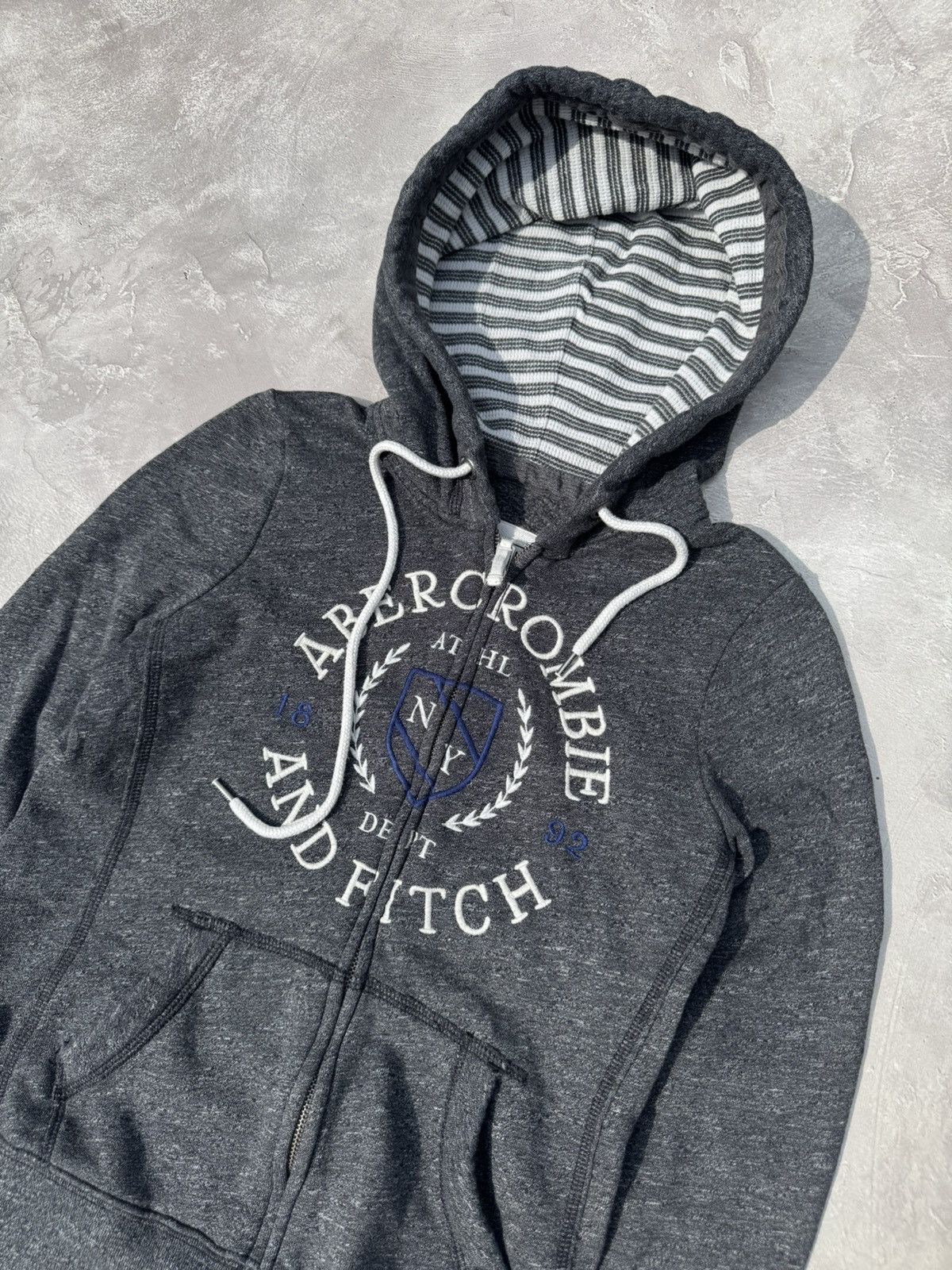 Abercrombie & Fitch Vintage Abercrombie Fitch Y2k Zip Hoodie Size S / US 4 / IT 40 - 7 Thumbnail