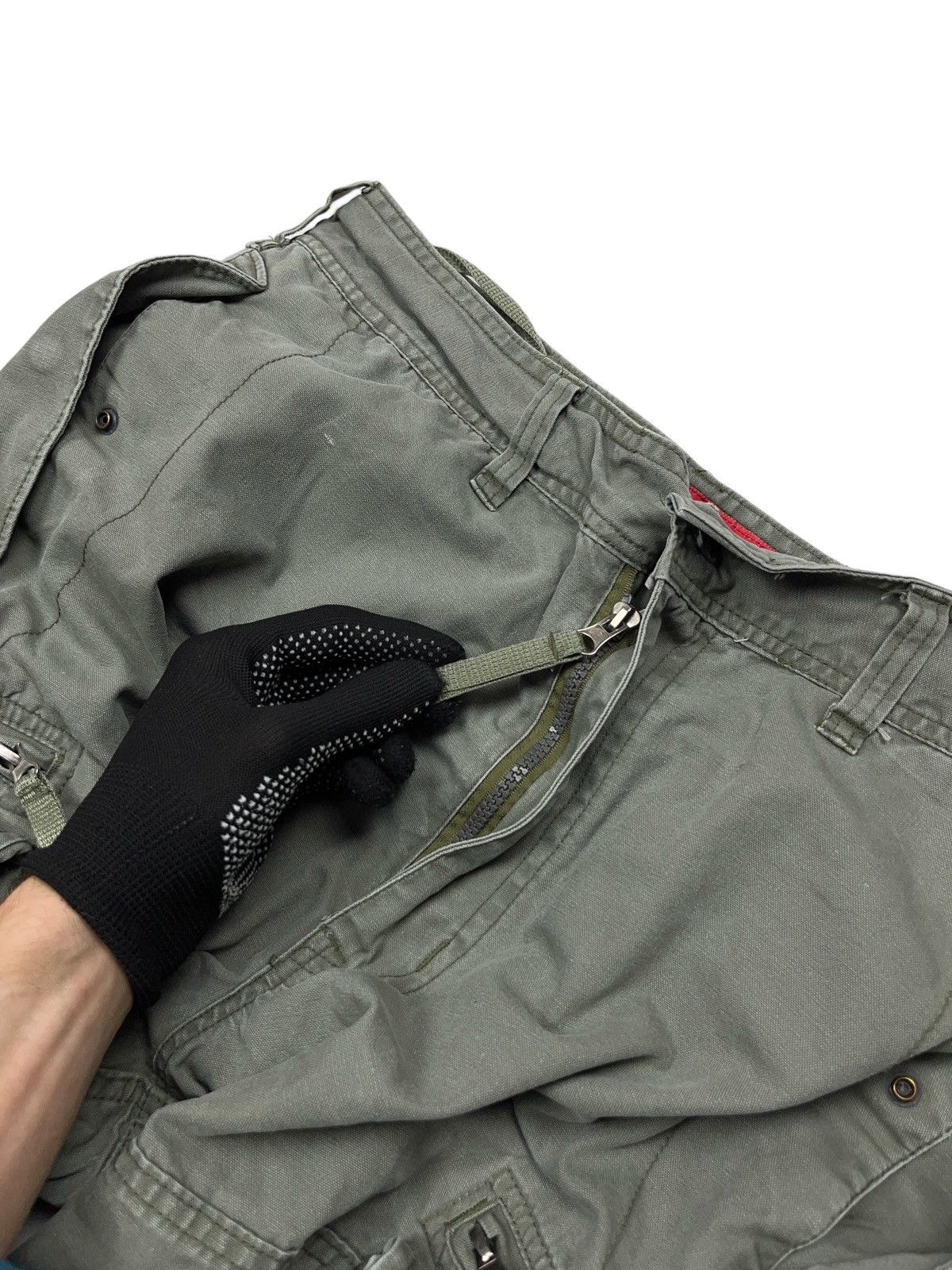 Vintage Japanese Cargo Pants Military Multi Pocket Utility