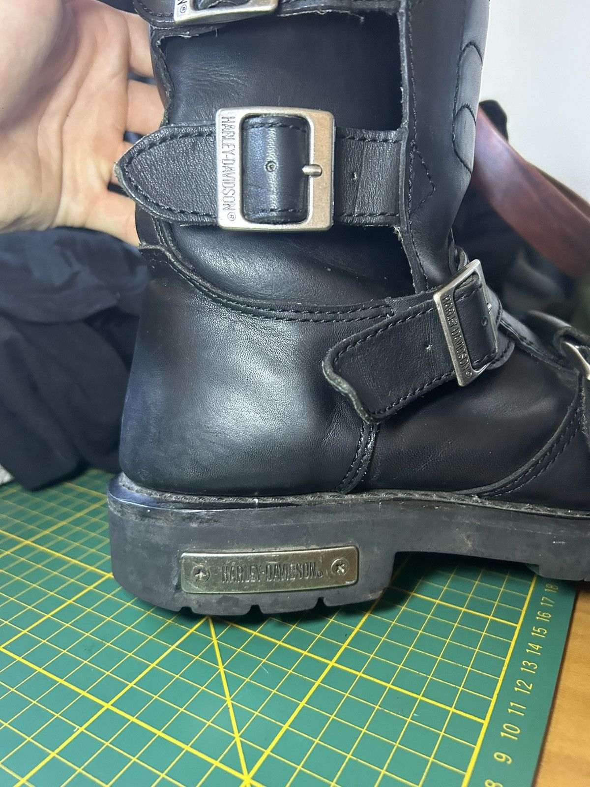 Harley Davidson Vintage Harley Davidson “Defender” moto boots Size US 11.5 / EU 44-45 - 7 Thumbnail