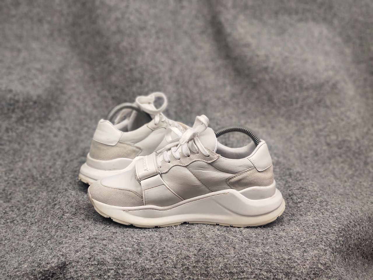 Burberry Burberry Ramsey Trainers Logo White Low-Top Sneakers Size US 7.5 / IT 37.5 - 14 Thumbnail