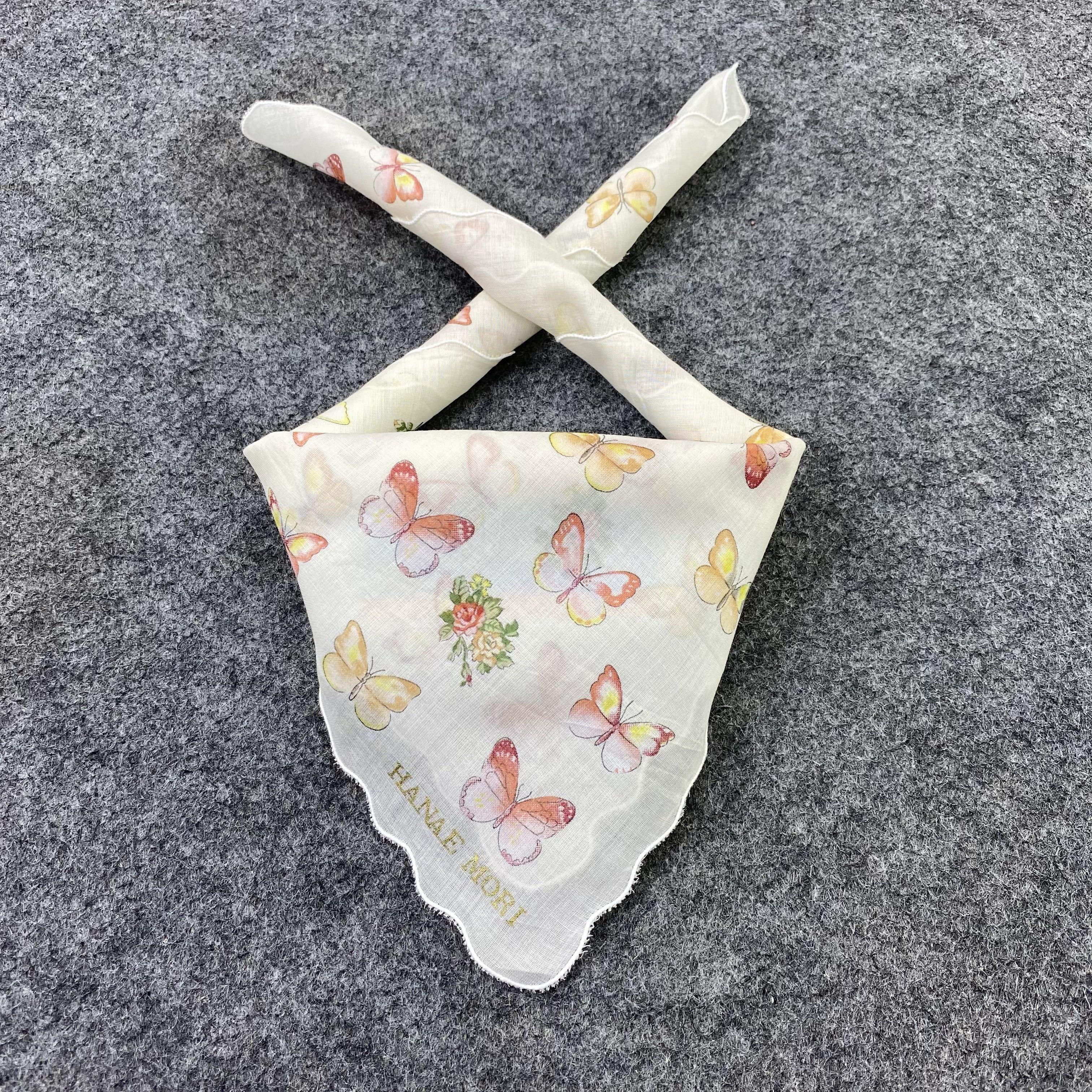 Hanae Mori Hanae Mori Handkerchief Neckerchief Bandana-B1615 Size ONE SIZE - 2 Thumbnail