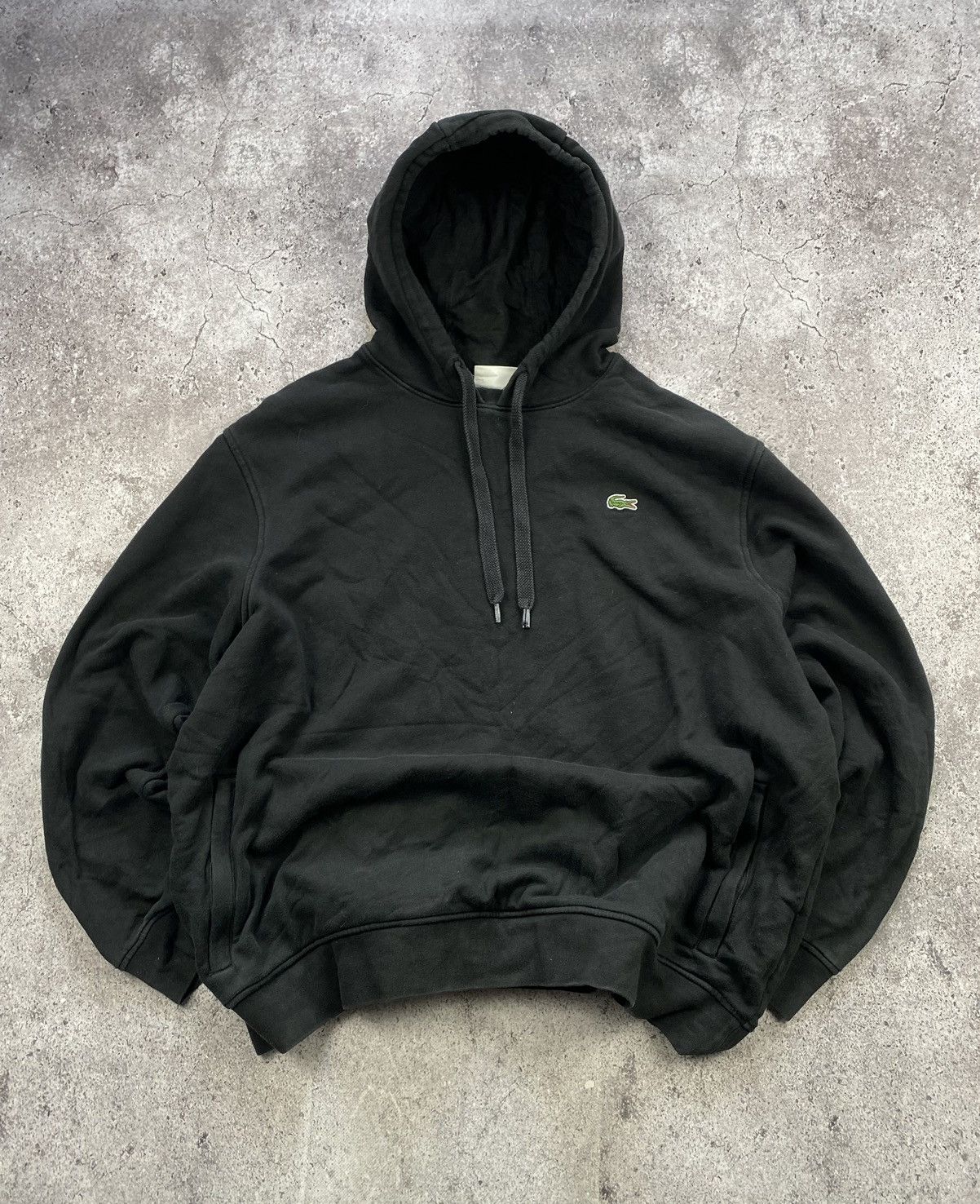 Lacoste × Vintage Zip Hoodie Lacoste baggy Vintage Faded Y2k Style Luxury Size US XL / EU 56 / 4 - 1 Thumbnail