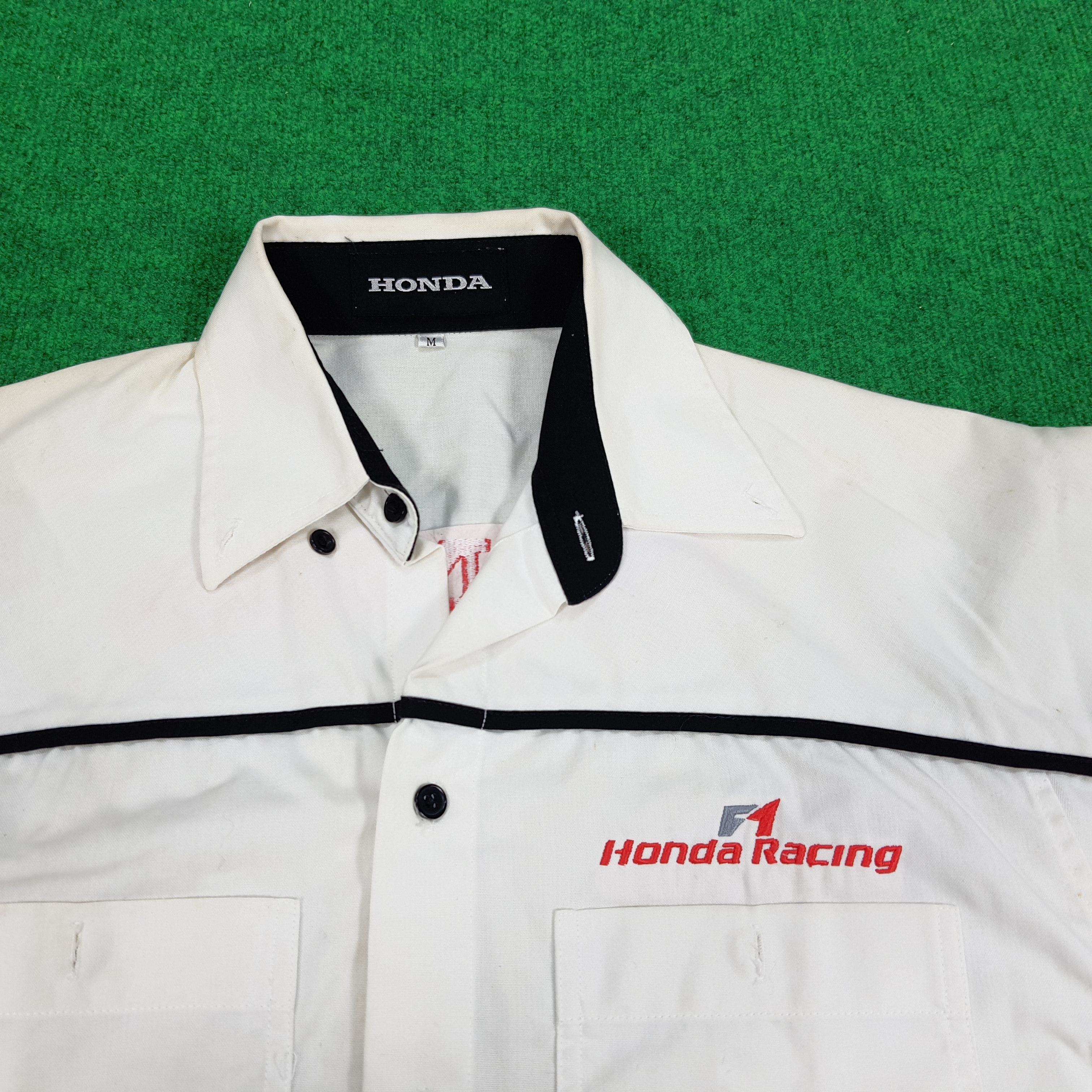 Honda × Vintage Vintage HONDA Japan Motorsports Racing Workshirt Size US M / EU 48-50 / 2 - 4 Thumbnail