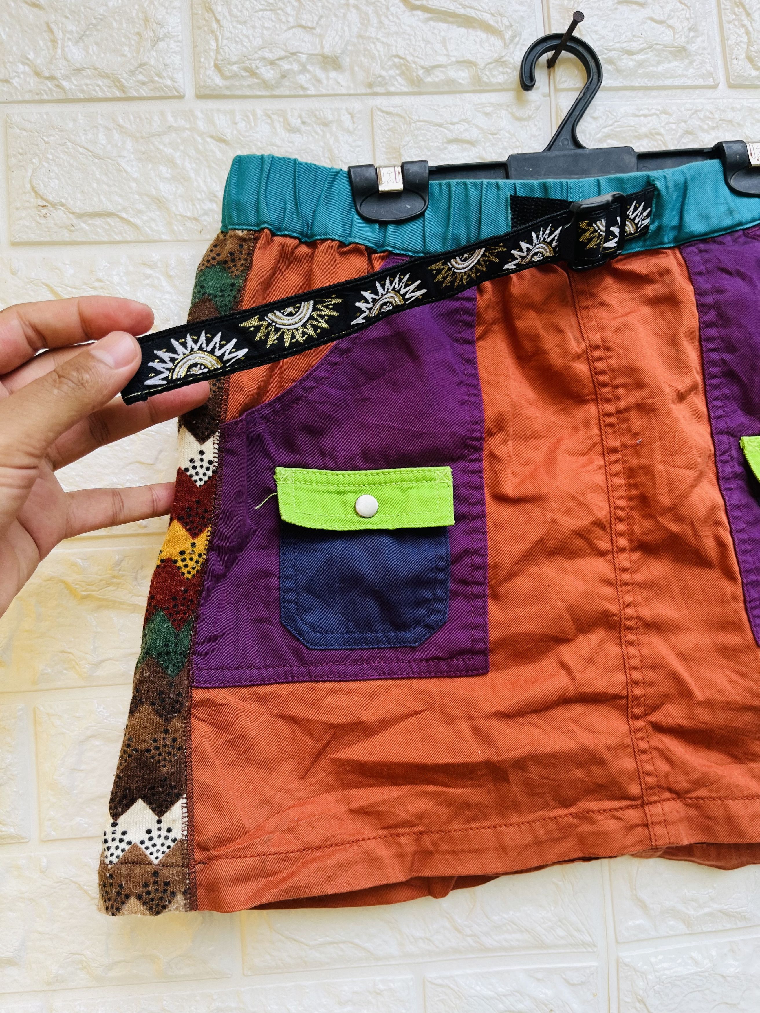 Hysteric Glamour × Japanese Brand × Vintage Vintage Aldies Multicolour Japanese Designer Fashion Style Size 29" - 4 Thumbnail