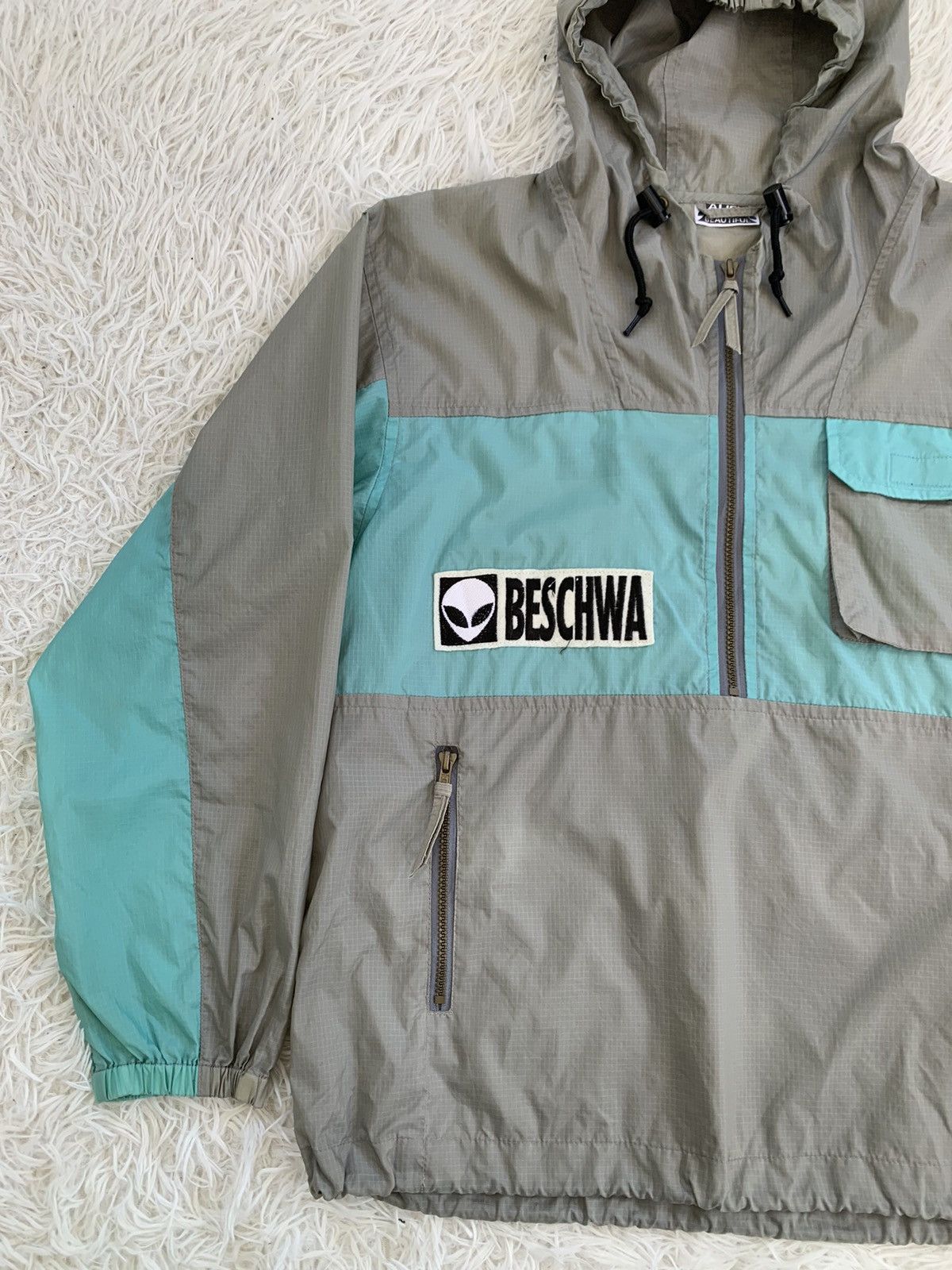 Alien Workshop Beschwa Alien Is Beautiful Half Zip Jacket Hooded Size US L / EU 52-54 / 3 - 3 Thumbnail