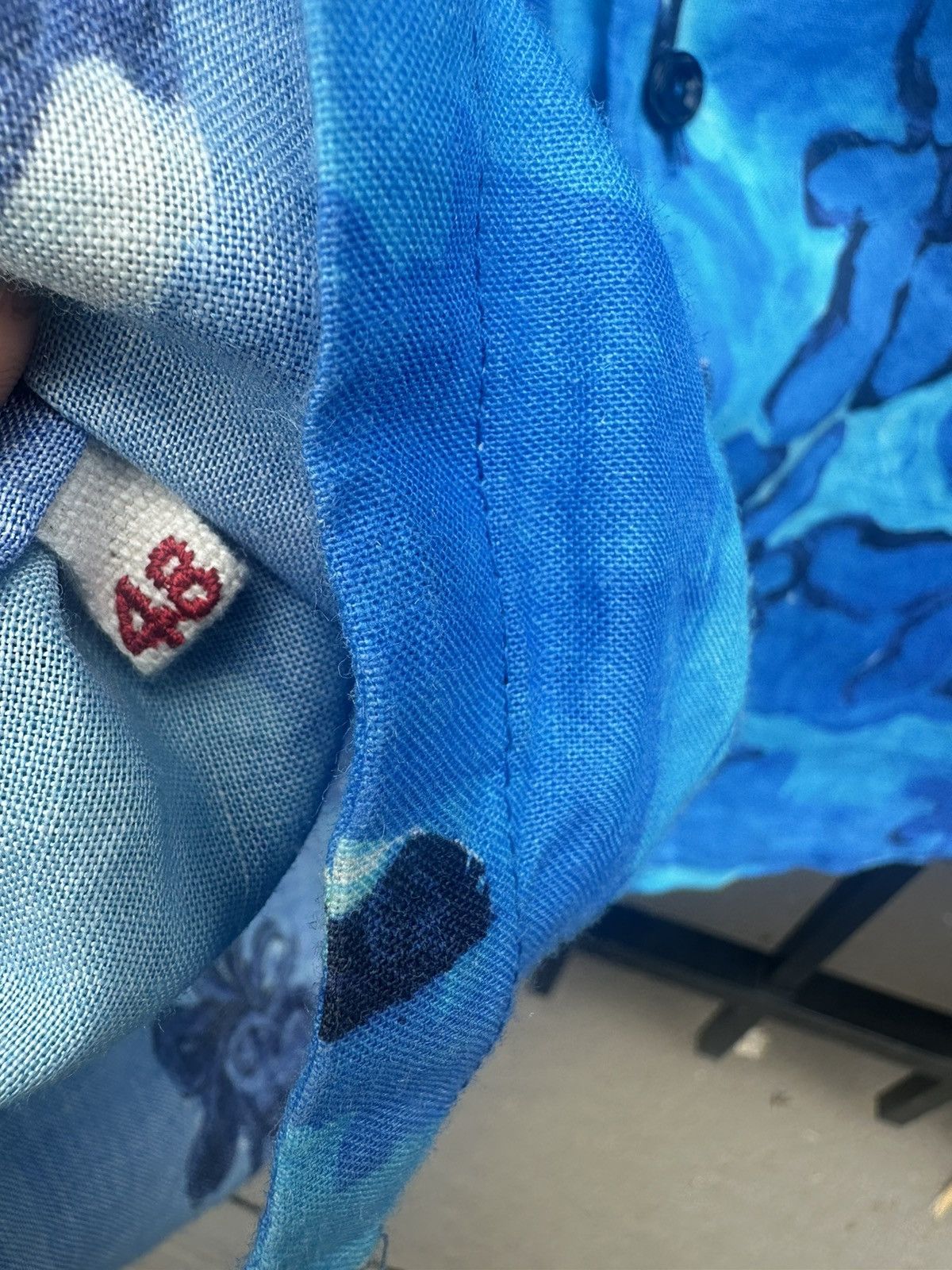 Marni Marni blue flower shirt Size US L / EU 52-54 / 3 - 5 Thumbnail