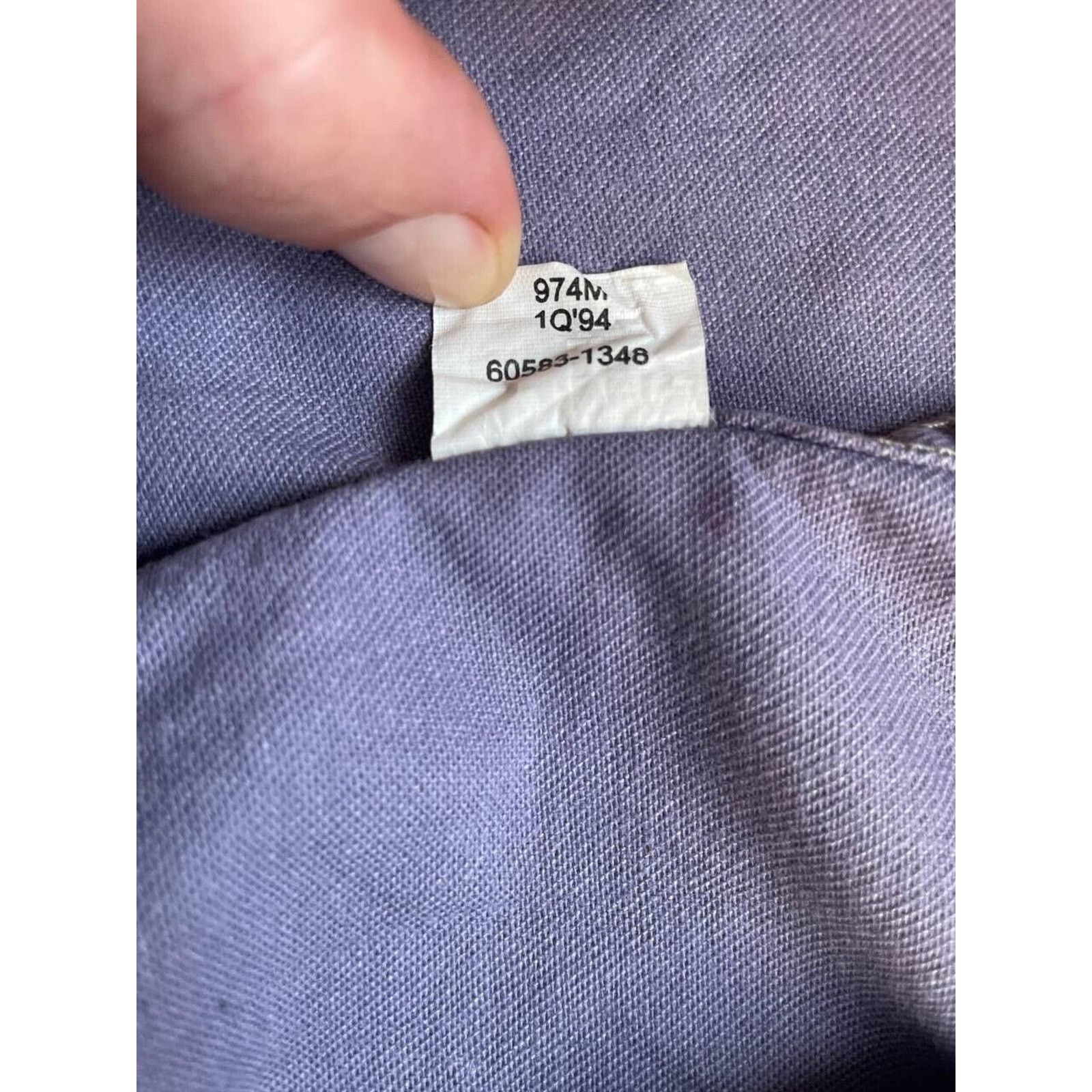 Levi's × Vintage Vintage Levi’s Shirt Button-Up Faded Purple USA Made Size L Size US L / EU 52-54 / 3 - 6 Thumbnail
