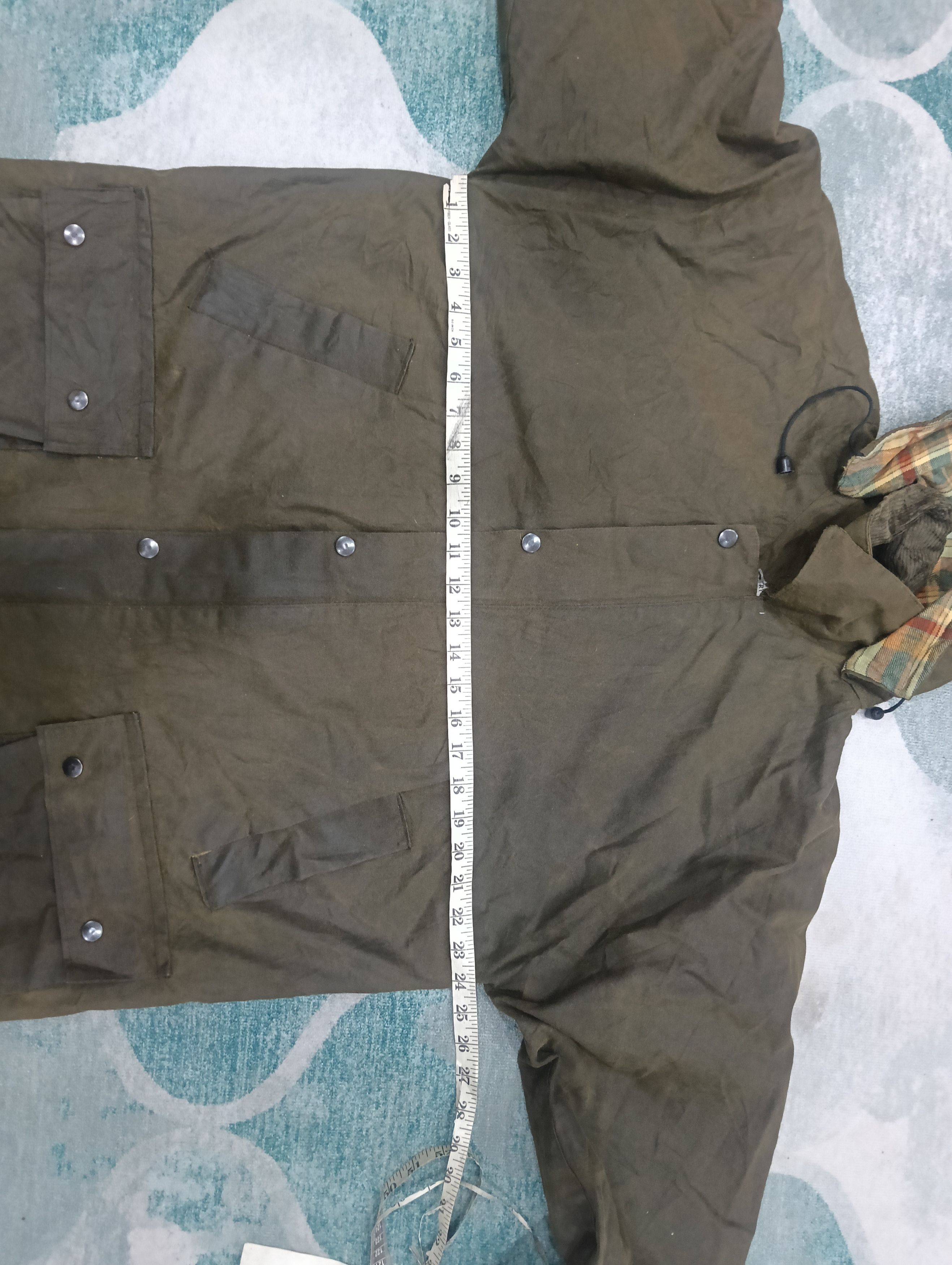 Vintage Vintage Raf British Army Wax Jacket Like Barbours Size US L / EU 52-54 / 3 - 13 Thumbnail
