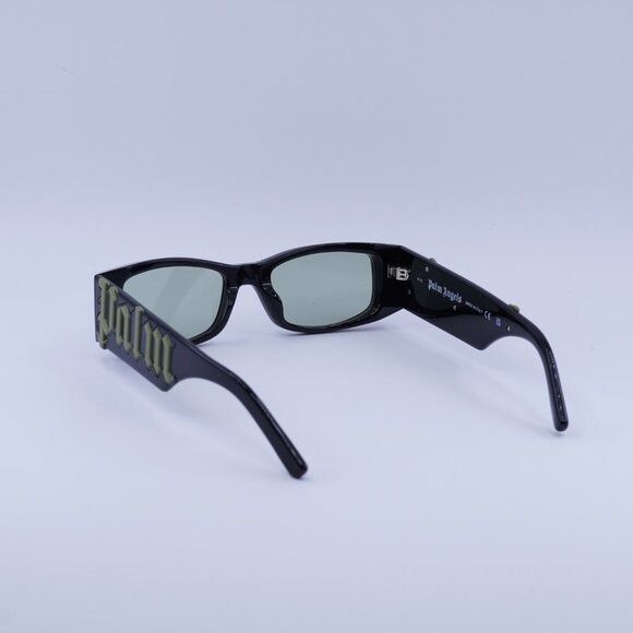 Palm Angels Palm Angels PERI007 ANGEL 1055 Sunglasses Black Rectangle Size ONE SIZE - 7 Thumbnail