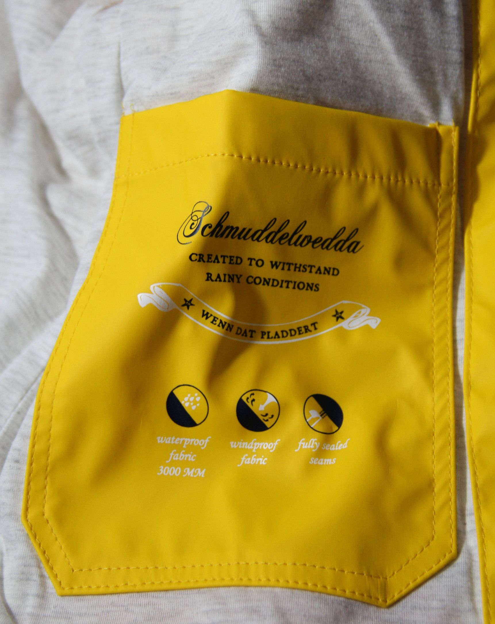 Other Schmuddelwedda Women's Rain Jacket YELLOW Size S / US 4 / IT 40 - 14 Thumbnail