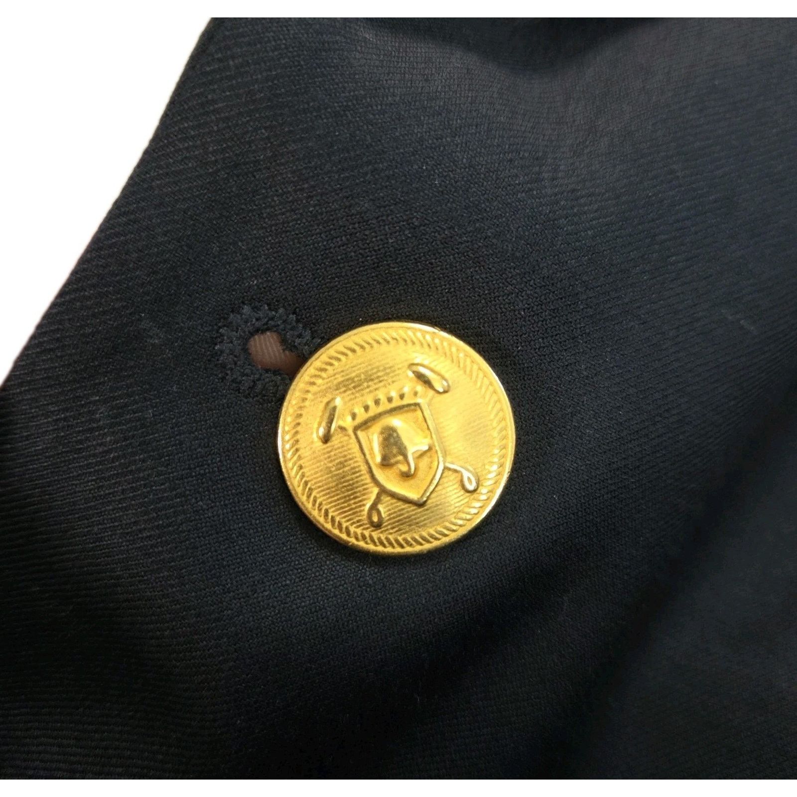Lauren Ralph Lauren Ralph Lauren Jacket Mens 48L Navy Wool Blazer Gold Buttons Size 48L - 6 Thumbnail