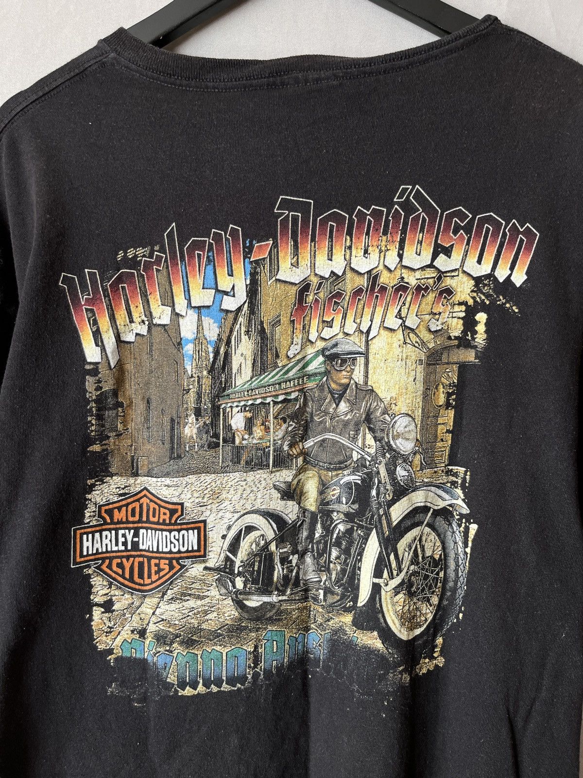 Harley Davidson 2014 Harley Davidson USA Big Print T-shirt Size US XL / EU 56 / 4 - 7 Thumbnail