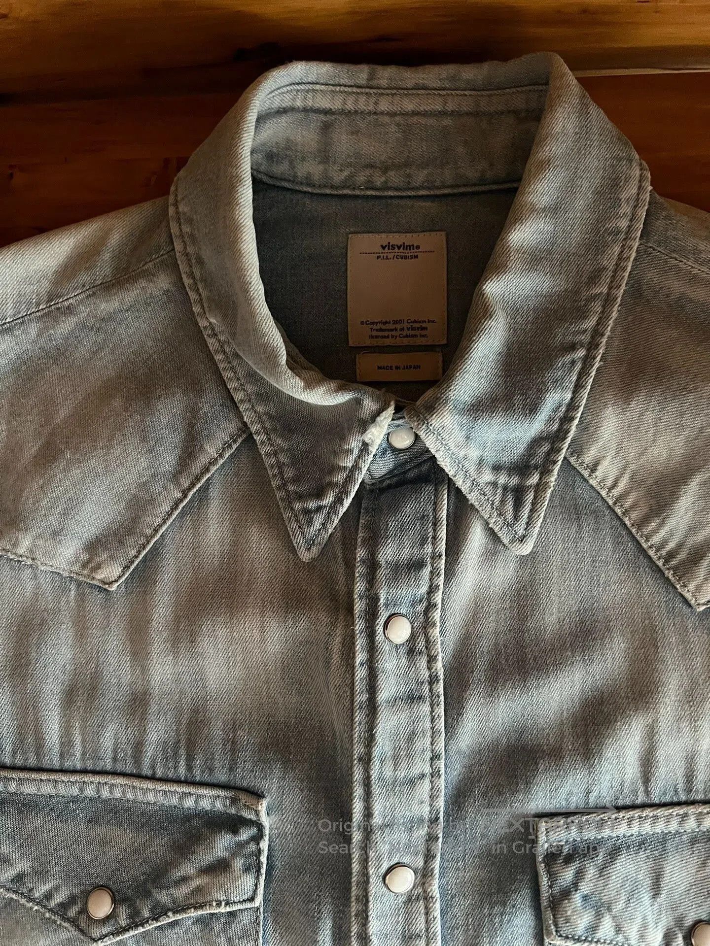 Visvim vintage visvim denim shirt with paisley design. Size US M / EU 48-50 / 2 - 9 Thumbnail
