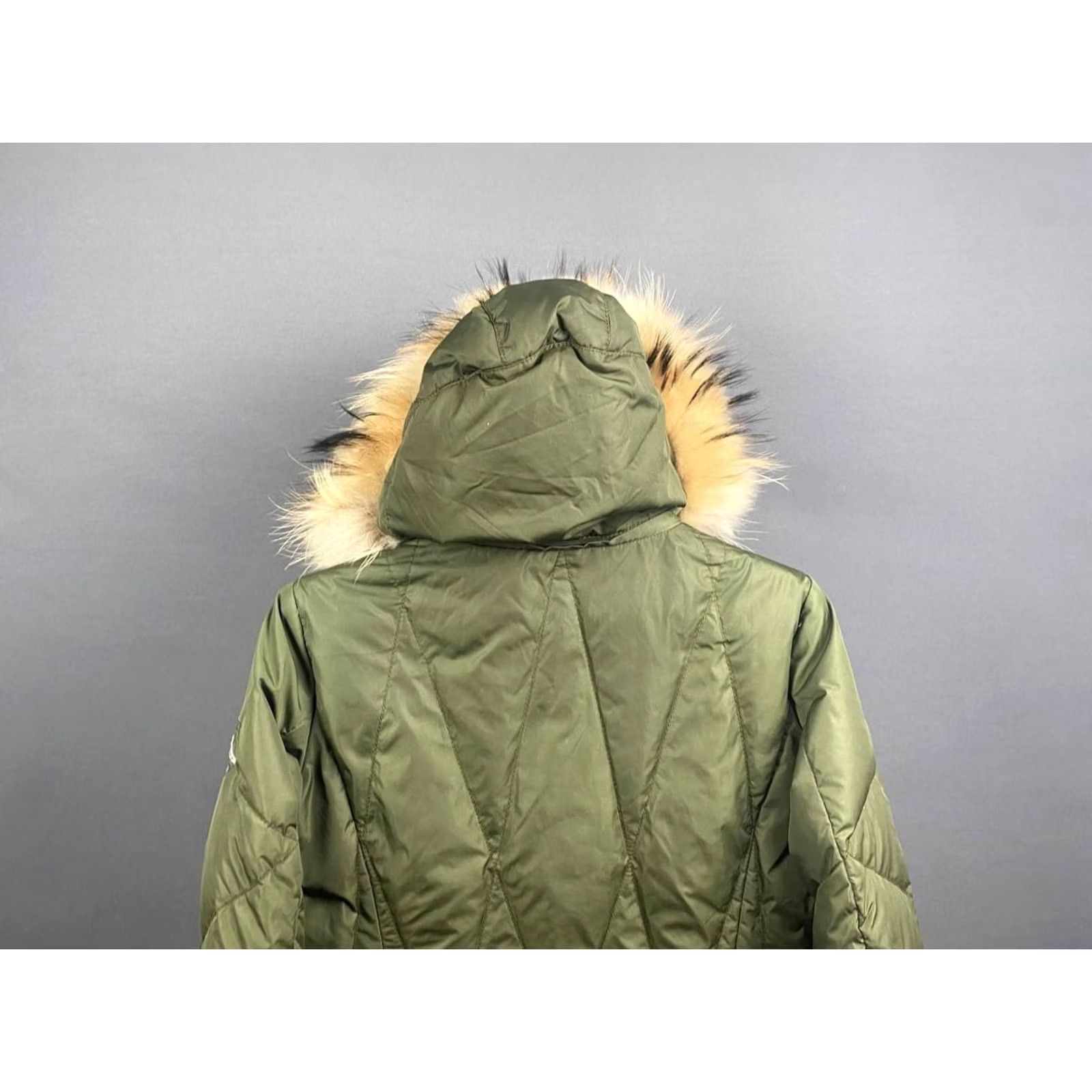 Vintage Authier Womens Quilted Jacket Long Sleeve Zip Hooded Green 8 Ski Coat All Seasons Casual Formal Womens Size M / US 6-8 / IT 42-44 - 4 Thumbnail