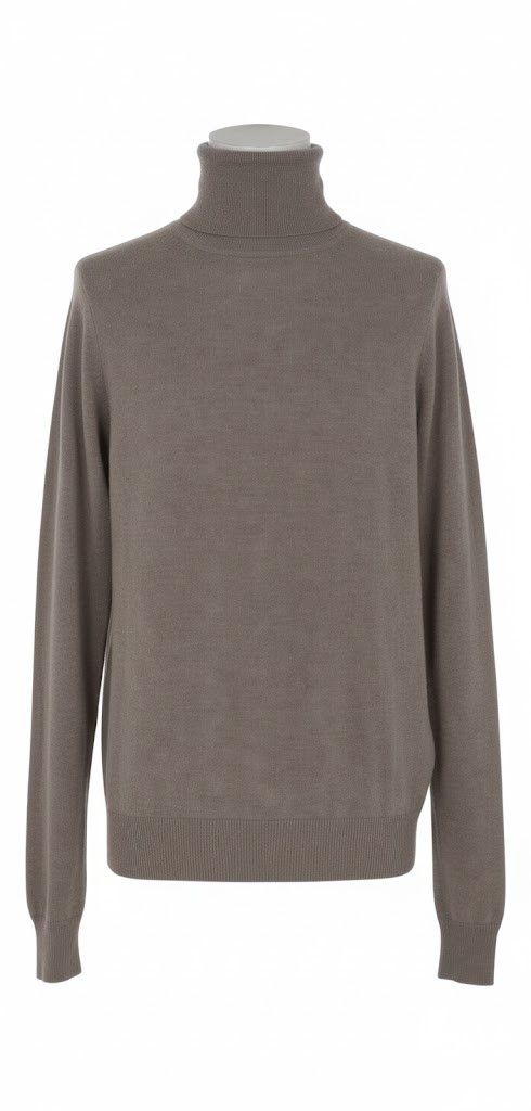 Saint Laurent Paris oc11z0126 804564 Neck Sweater in Grey Size US XL / EU 56 / 4 - 1 Thumbnail