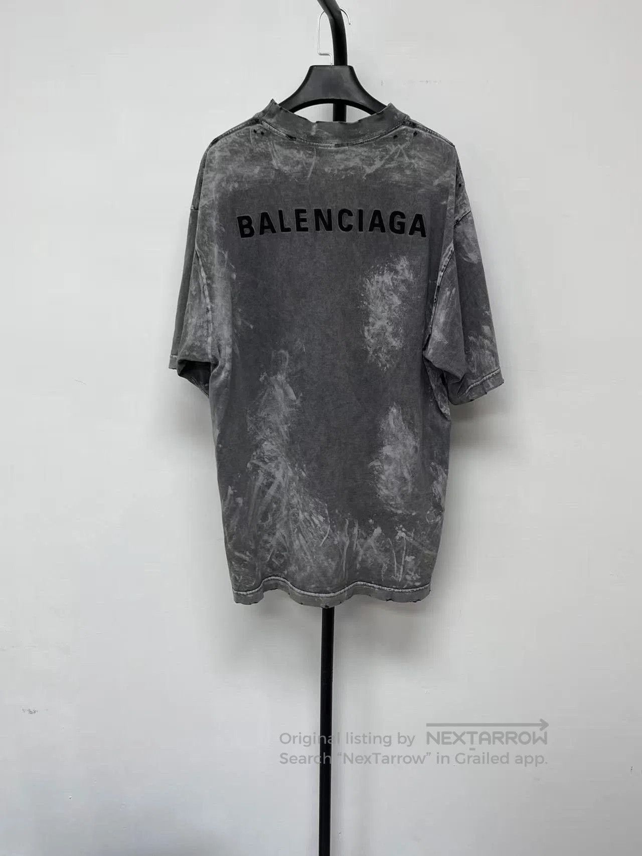 Balenciaga Balenciaga Logo Embroidered Crewneck T-Shirt. Size US S / EU 44-46 / 1 - 2 Thumbnail