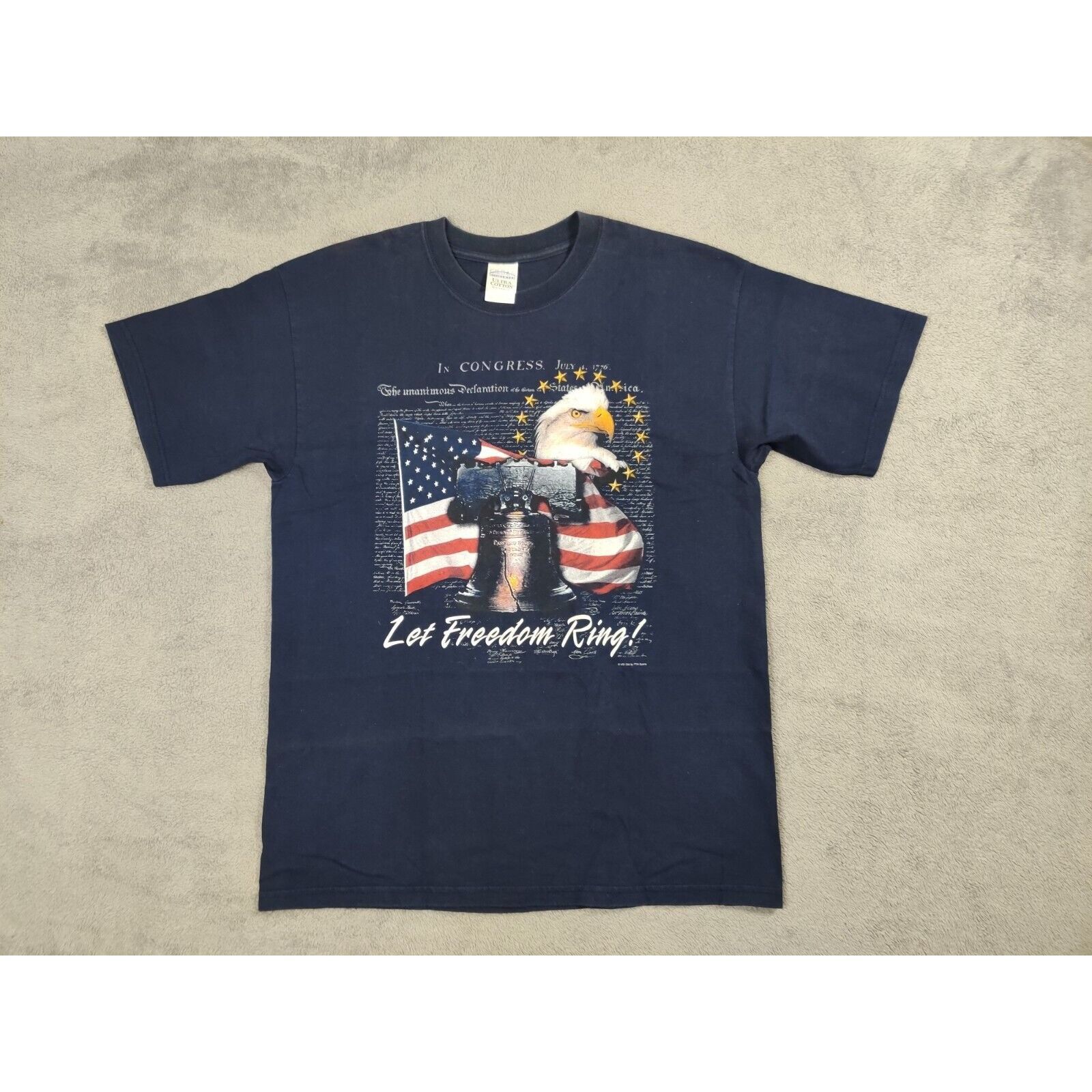 Gildan United States Shirt Adult Mens God Bless America Size US L / EU 52-54 / 3 - 1 Thumbnail
