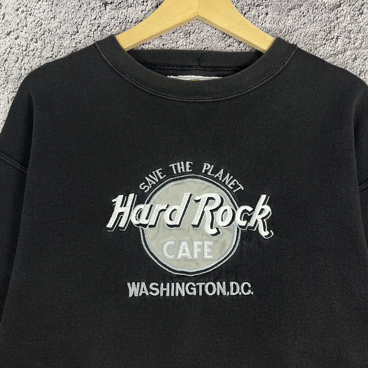 Hard Rock Cafe Vintage 🌎 Hard Rock Cafe Washington D.C. faded sweatshirt Size US M / EU 48-50 / 2 - 5 Thumbnail