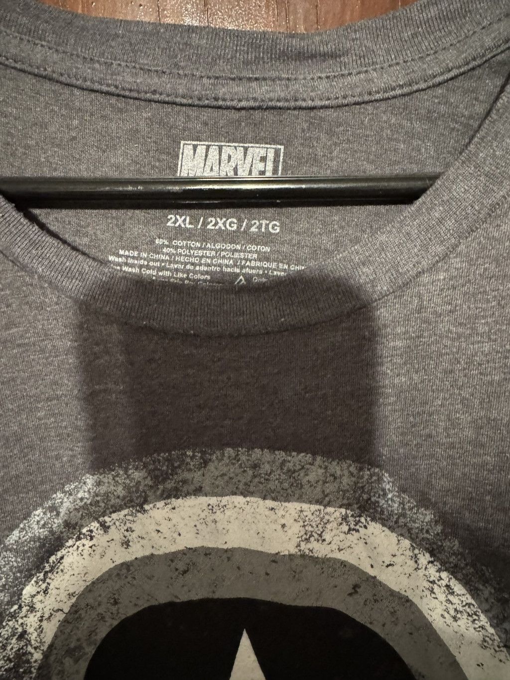 Marvel Comics Captain America Marvel Avengers T-Shirt Men's Sz 2XL Gray Size US XXL / EU 58 / 5 - 3 Thumbnail