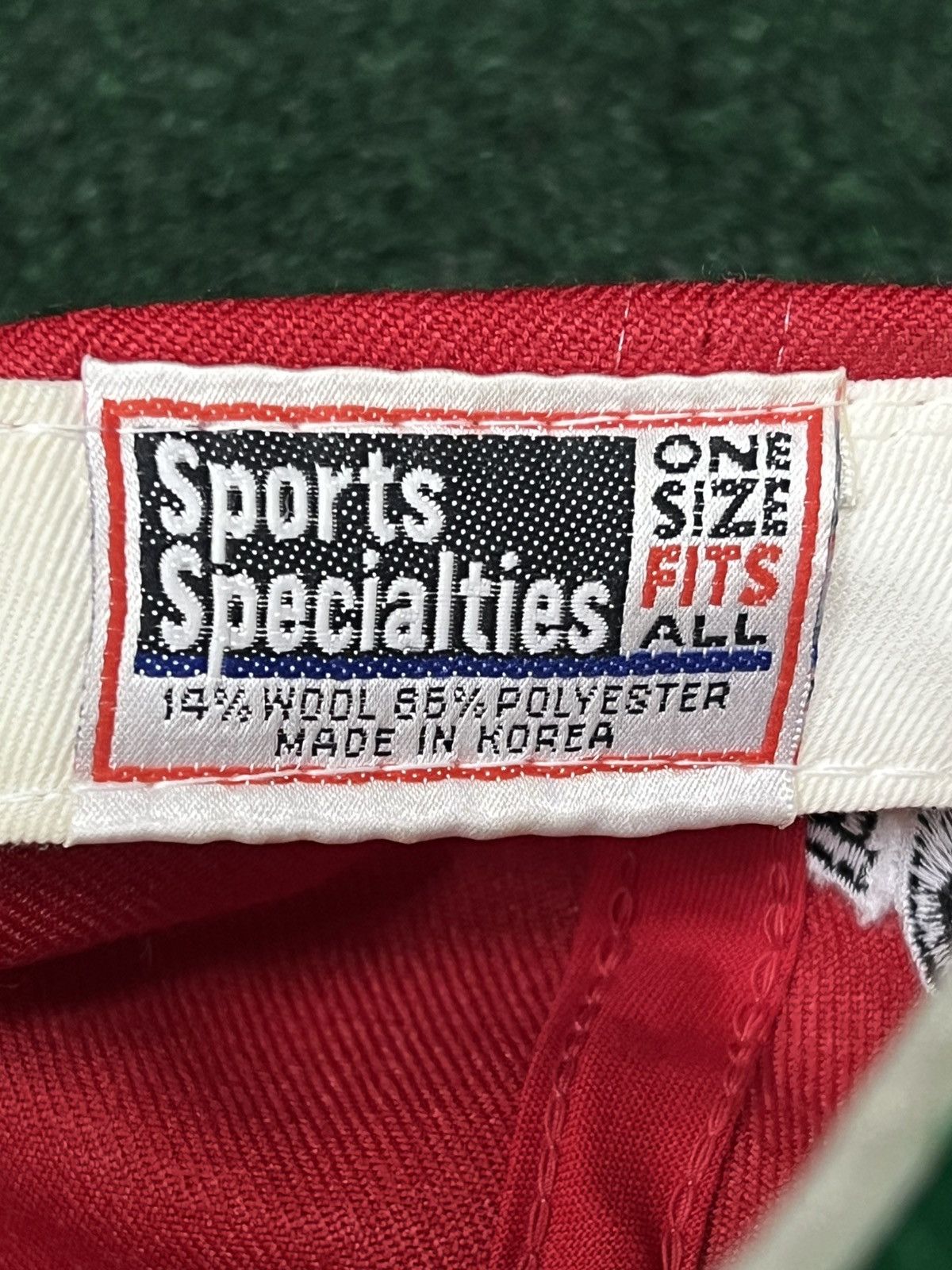 Sports Specialties Vintage 90s Houston Rockets Side Wave Youngan Snapback Hat Size ONE SIZE - 6 Thumbnail