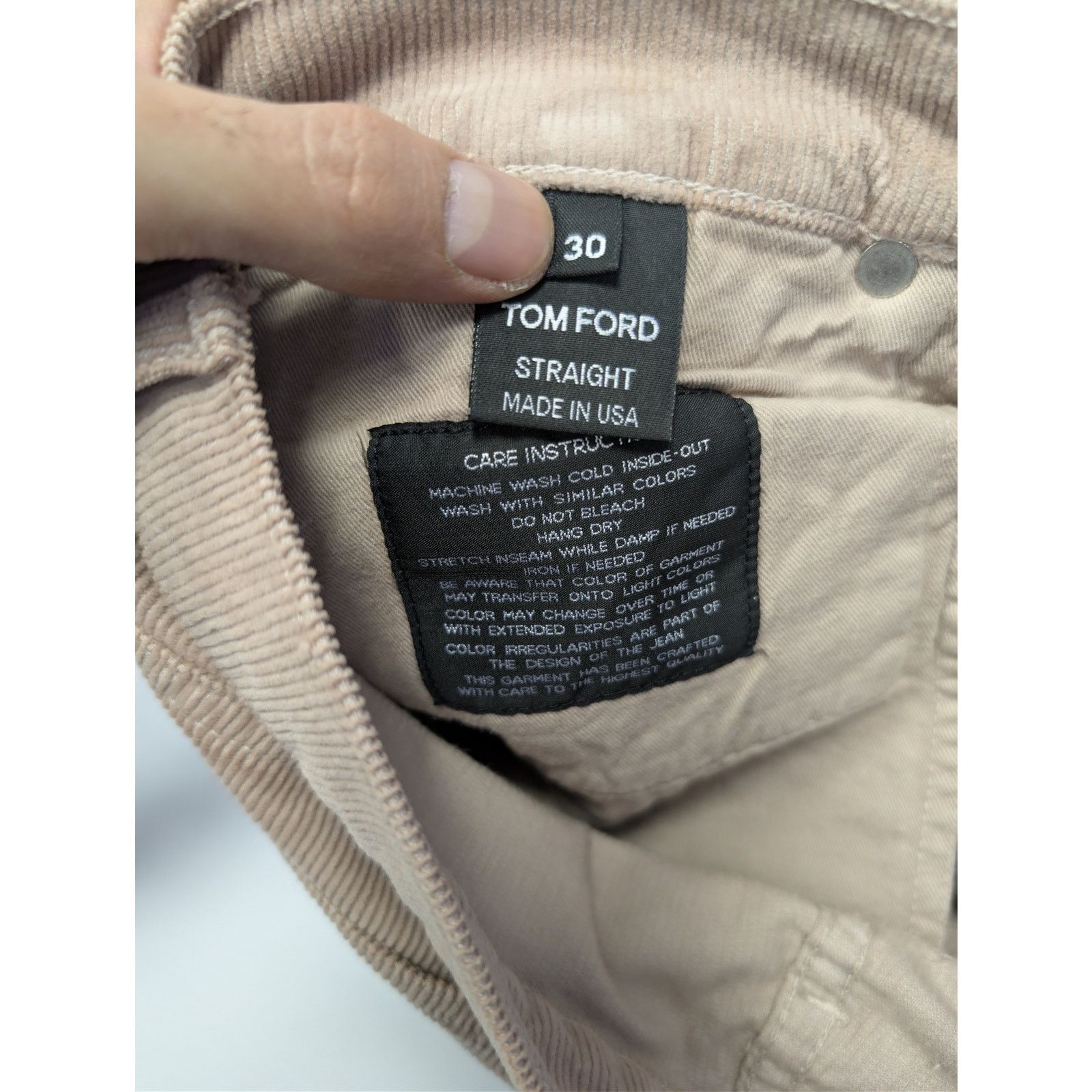 Tom Ford o1rshd1 Straight Jeans in Light Pink Size US 30 / EU 46 - 18 Thumbnail