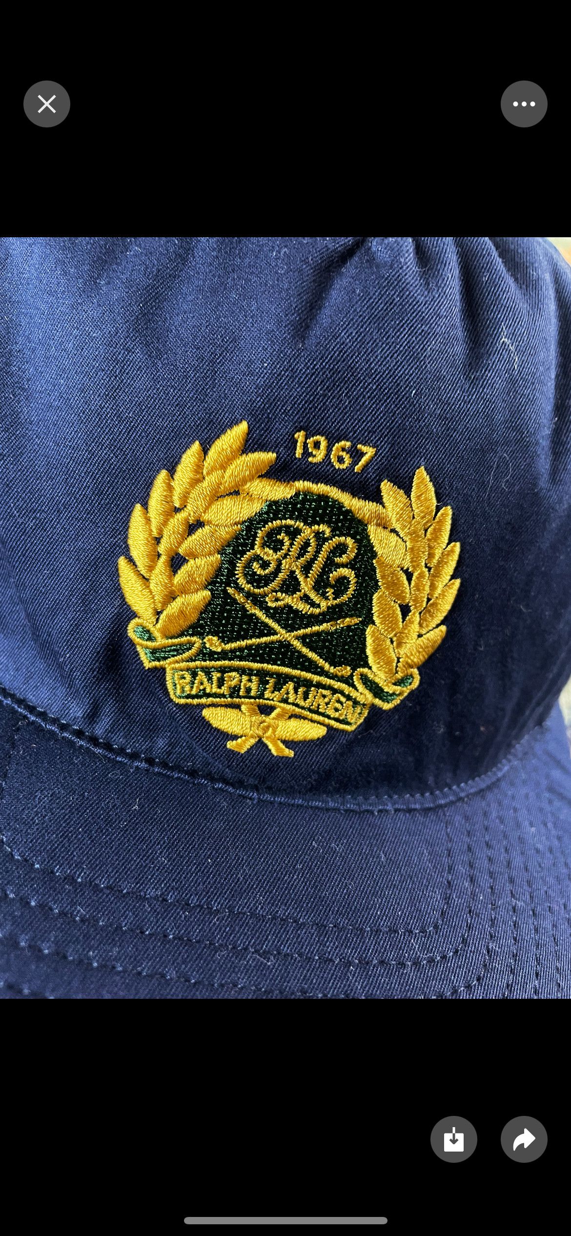RLX Ralph Lauren × Ralph Lauren Ralph Lauren Polo Golf Double-sided Soft Baseball Hat Cap Size ONE SIZE - 2 Thumbnail