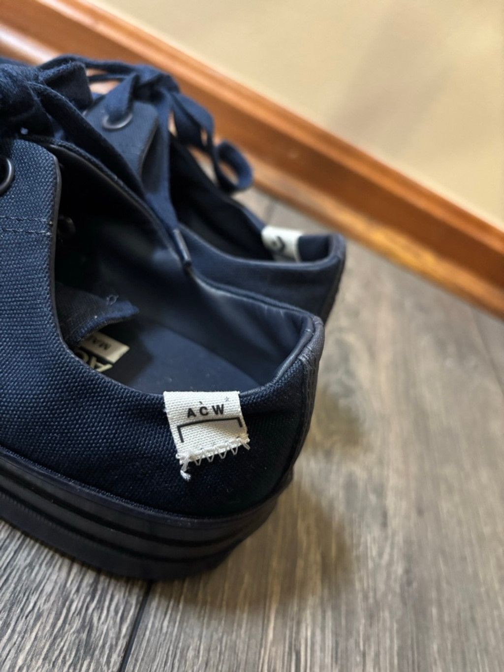 Converse Converse x ACW CNVS Navy Low 10.5 NWOT Size US 10.5 / EU 43-44 - 4 Thumbnail