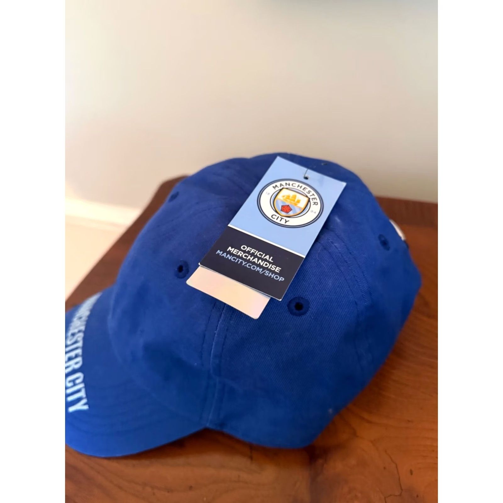 Vintage Fan Ink Manchester City Football Cap Hat Blue Adjustable Official Collection NEW Size ONE SIZE - 3 Thumbnail