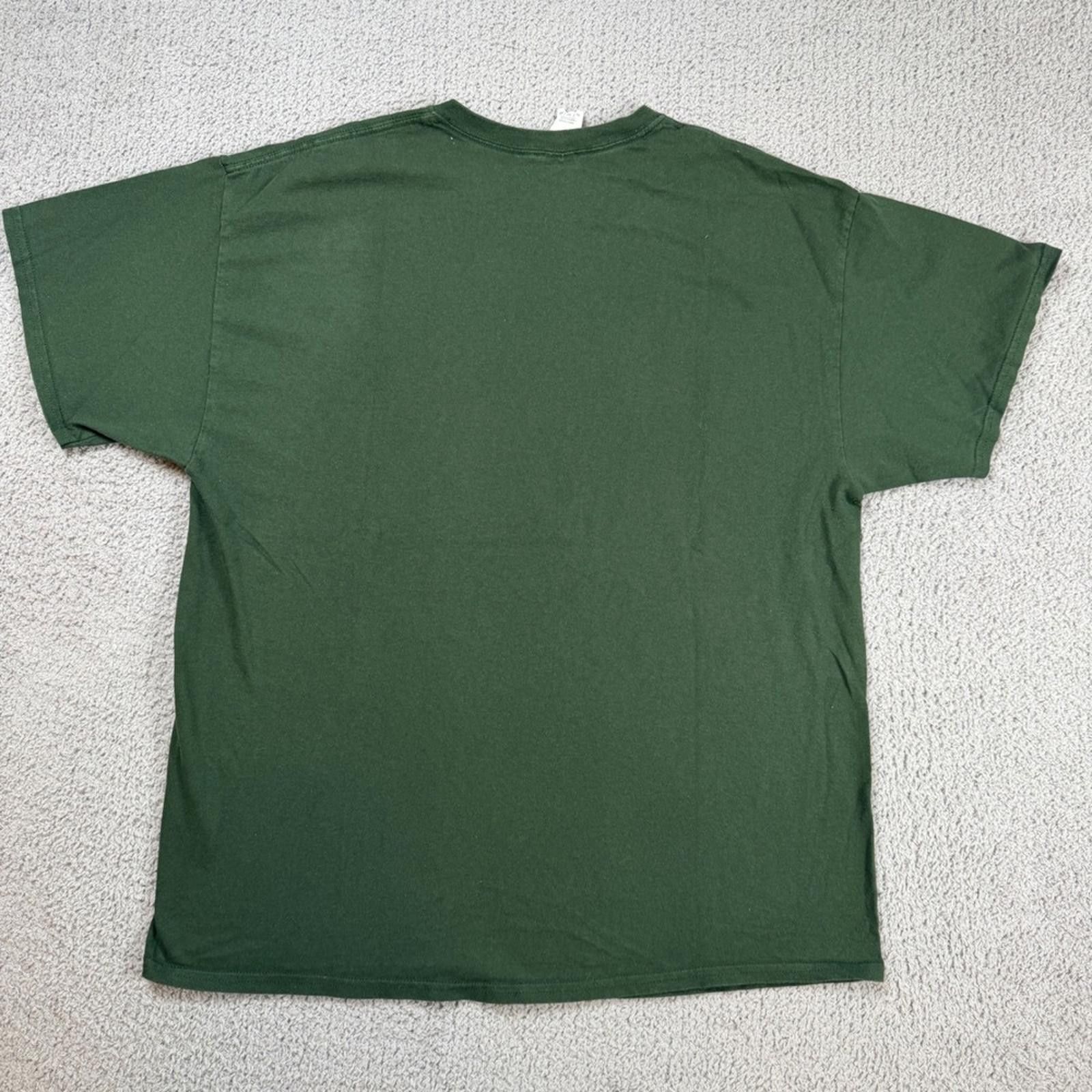Gildan Michigan State Football T-Shirt Mens XL Green Spartans NCAA Size US XL / EU 56 / 4 - 3 Thumbnail