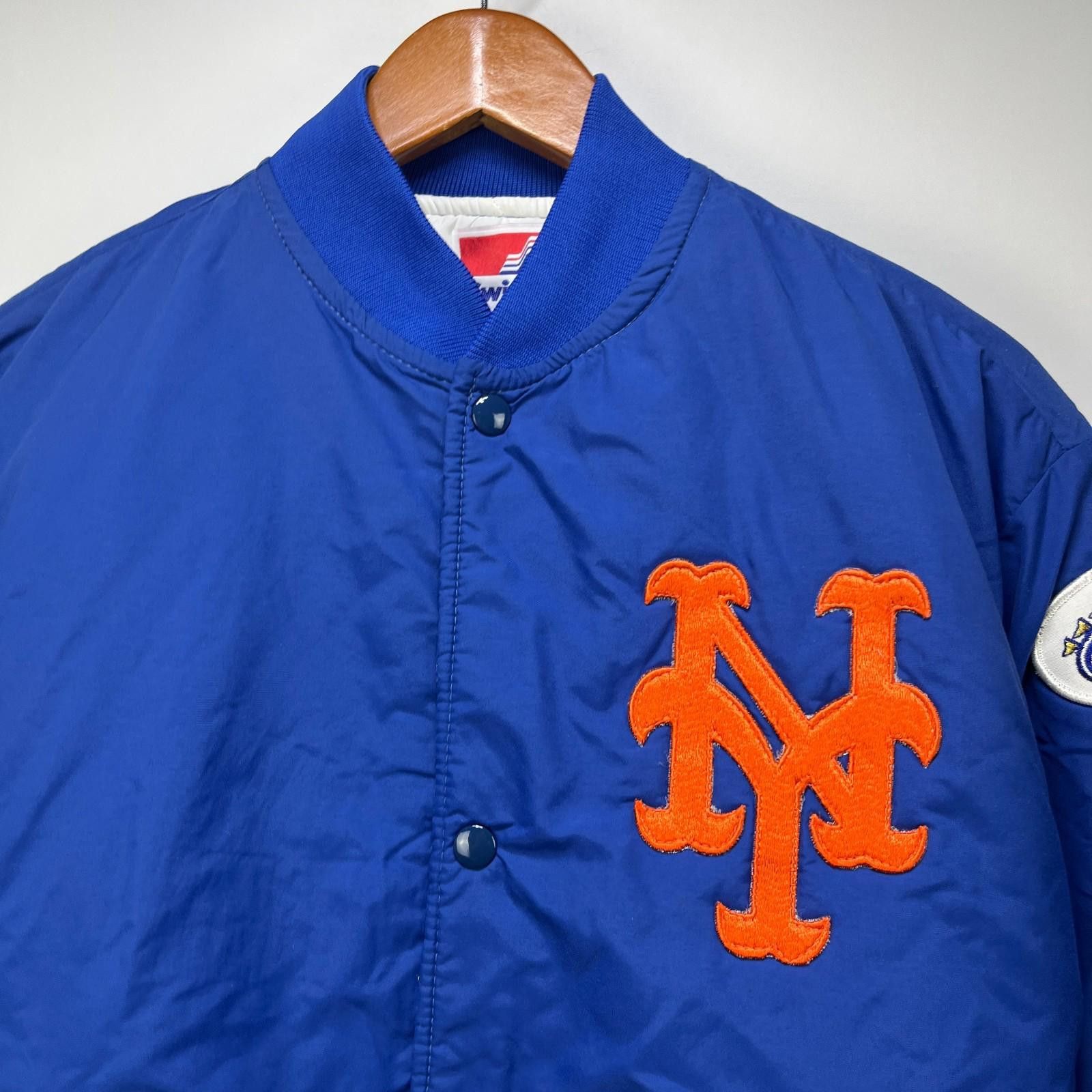 Designer Vintage 90s New York Mets Starter Bomber Jacket Small Size ONE SIZE - 2 Thumbnail