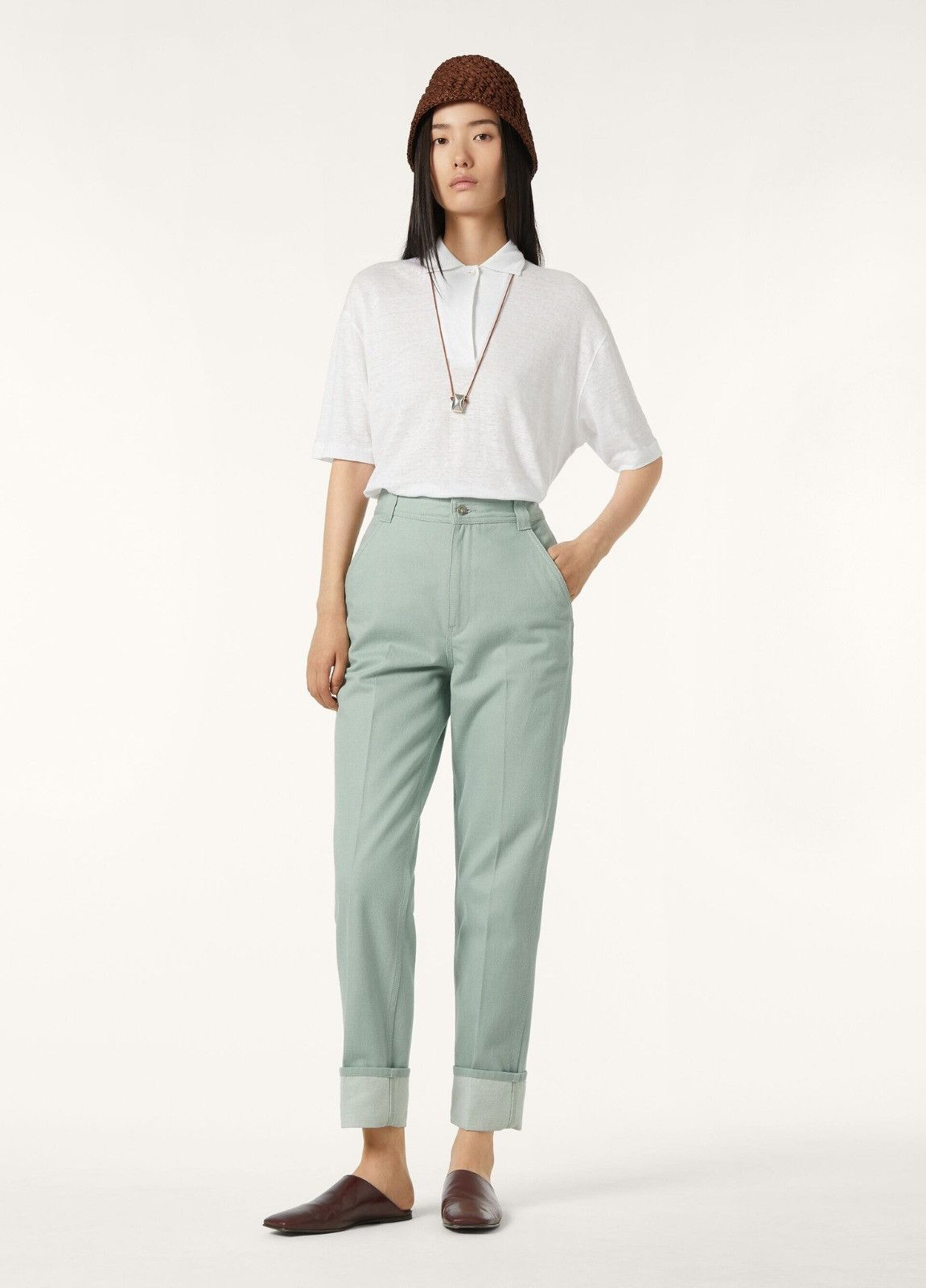 Loro Piana o1srvl11e0526 FAP4171 Garey Jeans in Light Blue Size 28" / US 6 / IT 42 - 7 Thumbnail