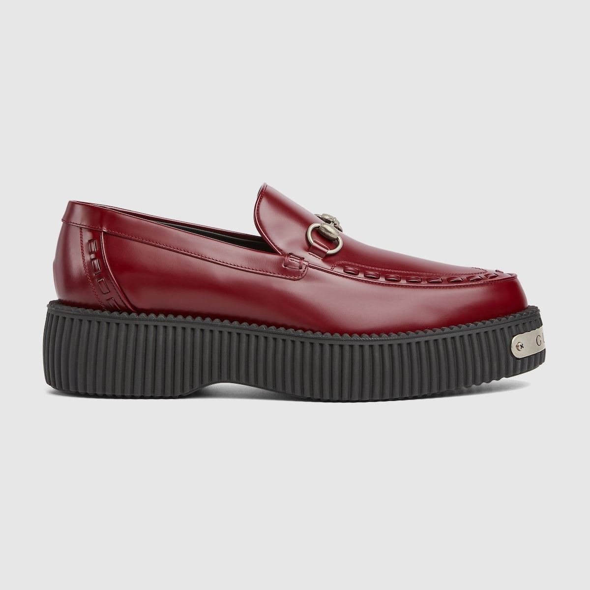 Gucci o1s1wg111025 Horsebit Creeper Loafer Shoes in Broduex Size US 7.5 / EU 40-41 - 1 Thumbnail
