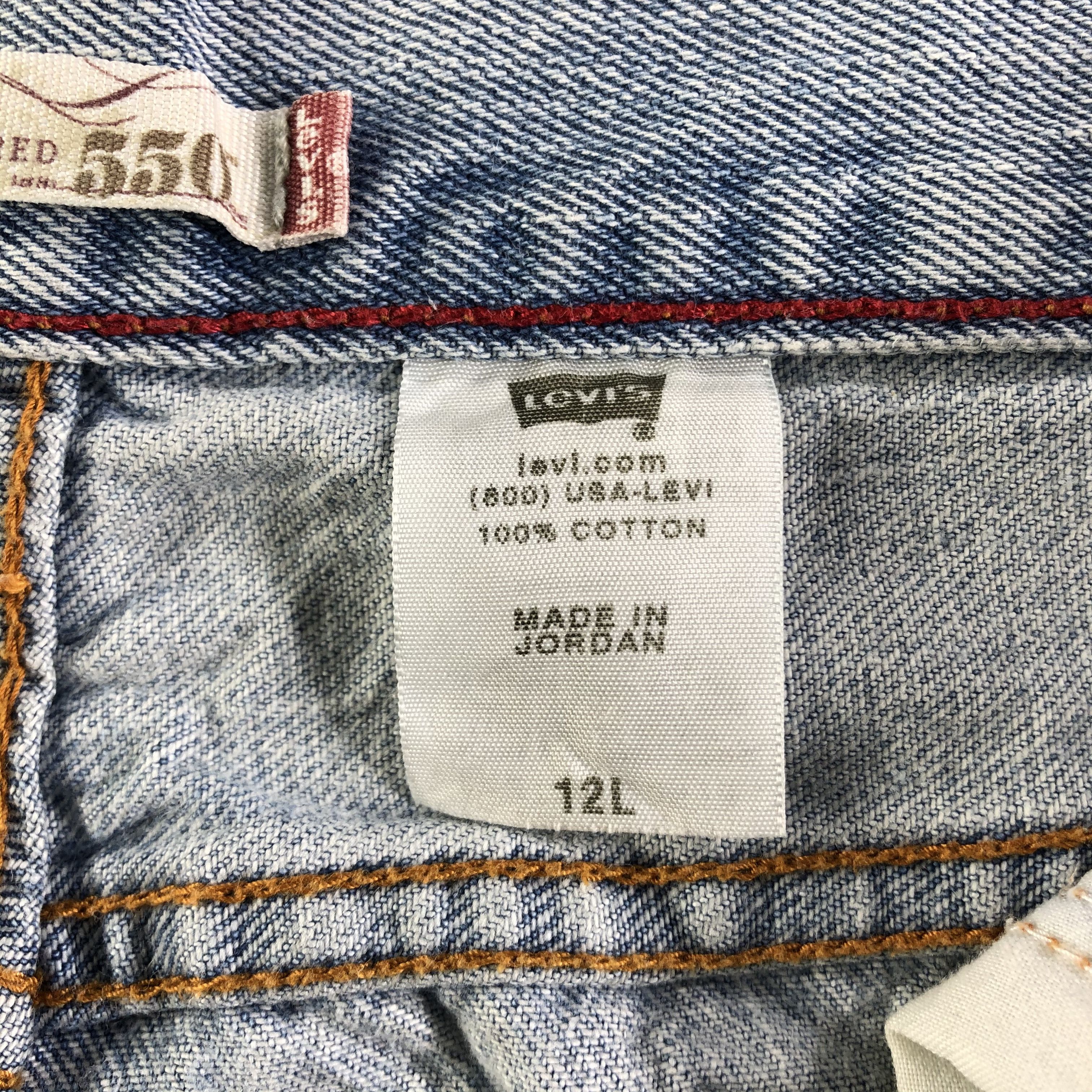 Levi's Vintage Blue Wash Levis 550 Jeans-J3006 Size US 32 / EU 48 - 10 Thumbnail