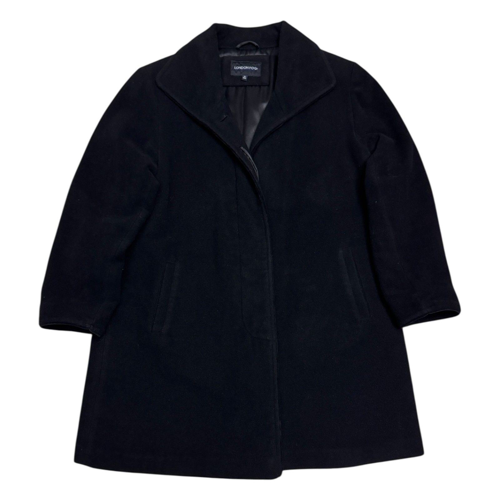 London Fog LONDON FOG Wool & Cashmere Business Winter Trench PeaCoat 10 Size L / US 10 / IT 46 - 2 Thumbnail