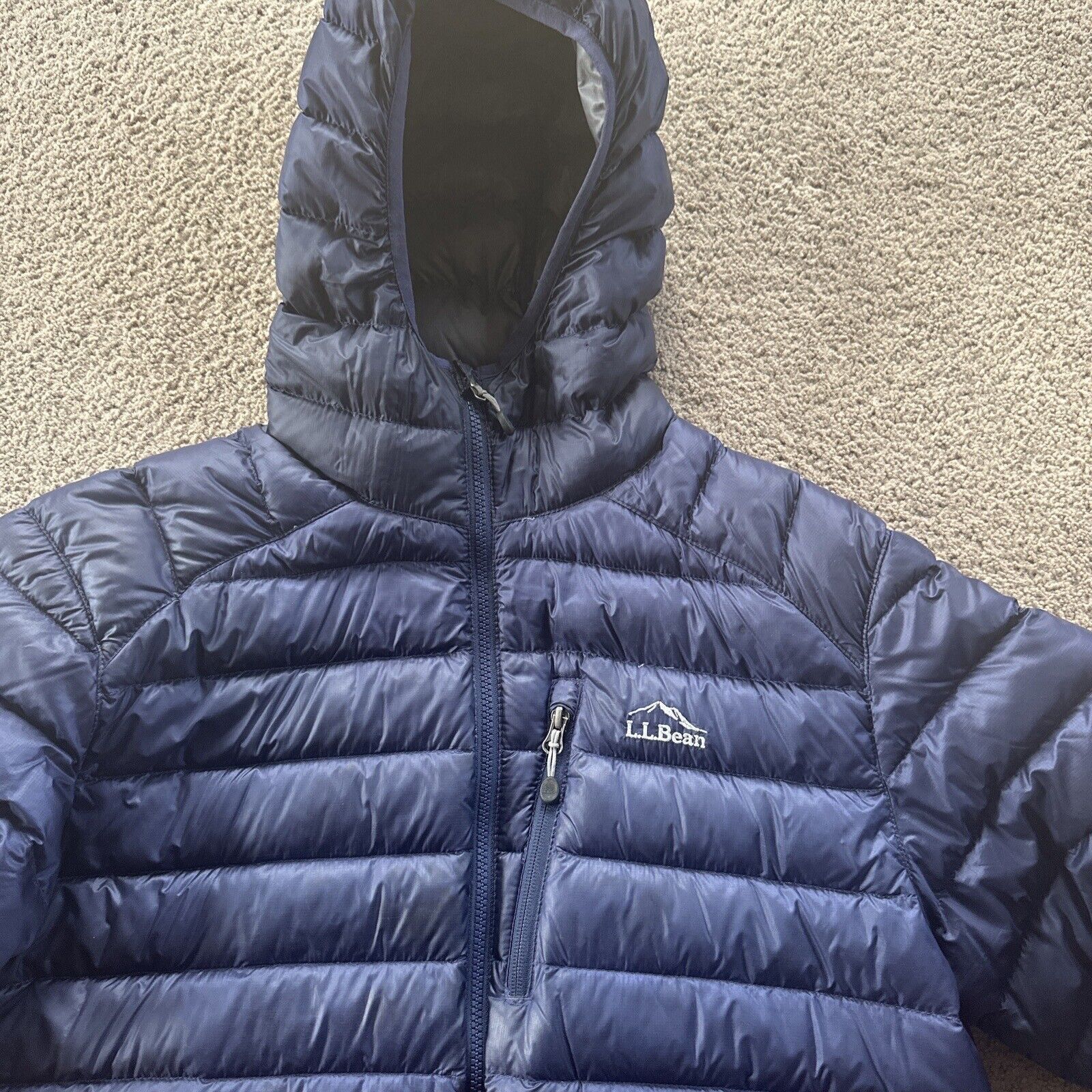 L.L. Bean LL BEAN ULTRALIGHT 850 DOWN JACKET NIGHT BLUE DOWNTEK LARGE Size US L / EU 52-54 / 3 - 2 Thumbnail